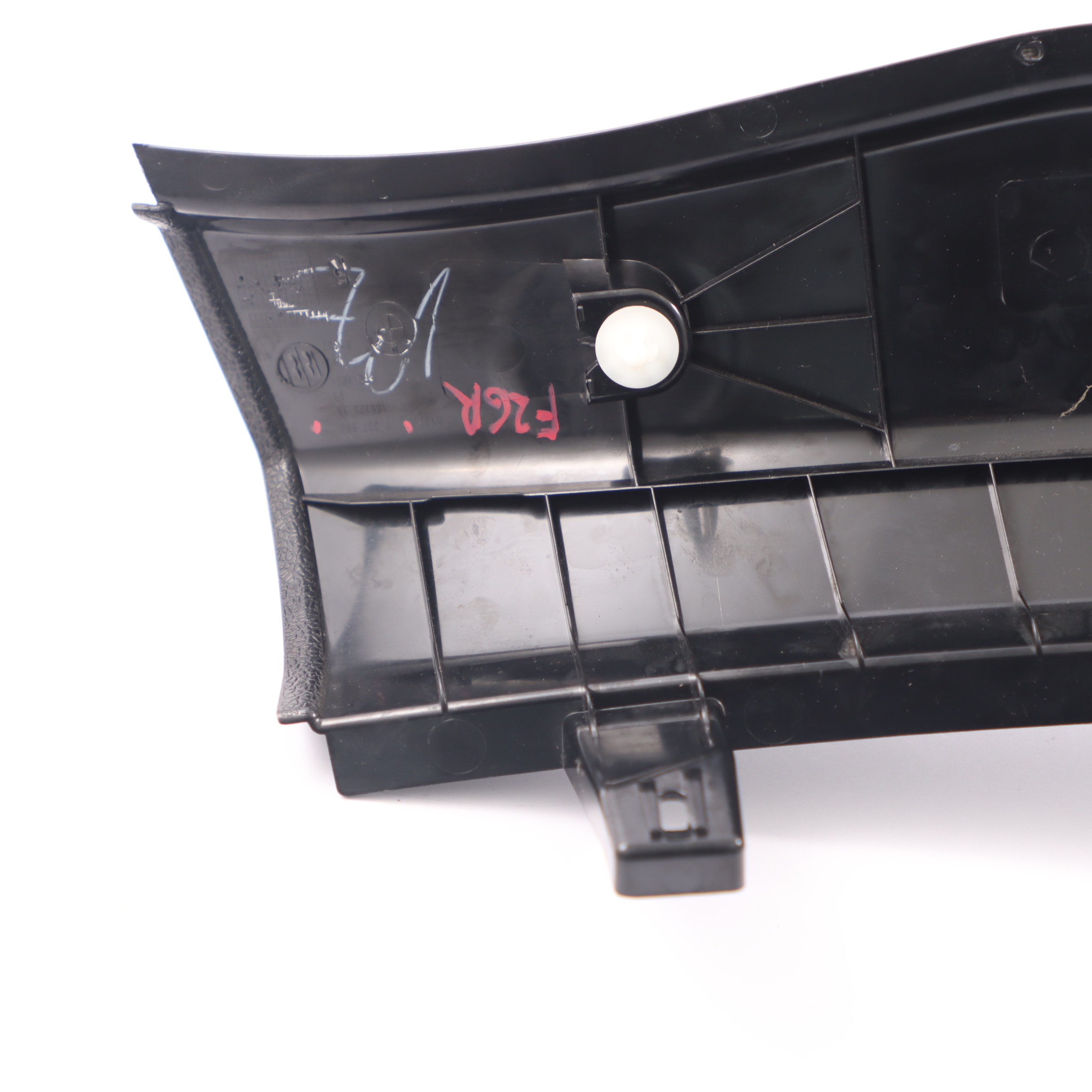 BMW X4 F26 D Pillar Cover Lower Right O/S Column Interior Trim Black 7337580