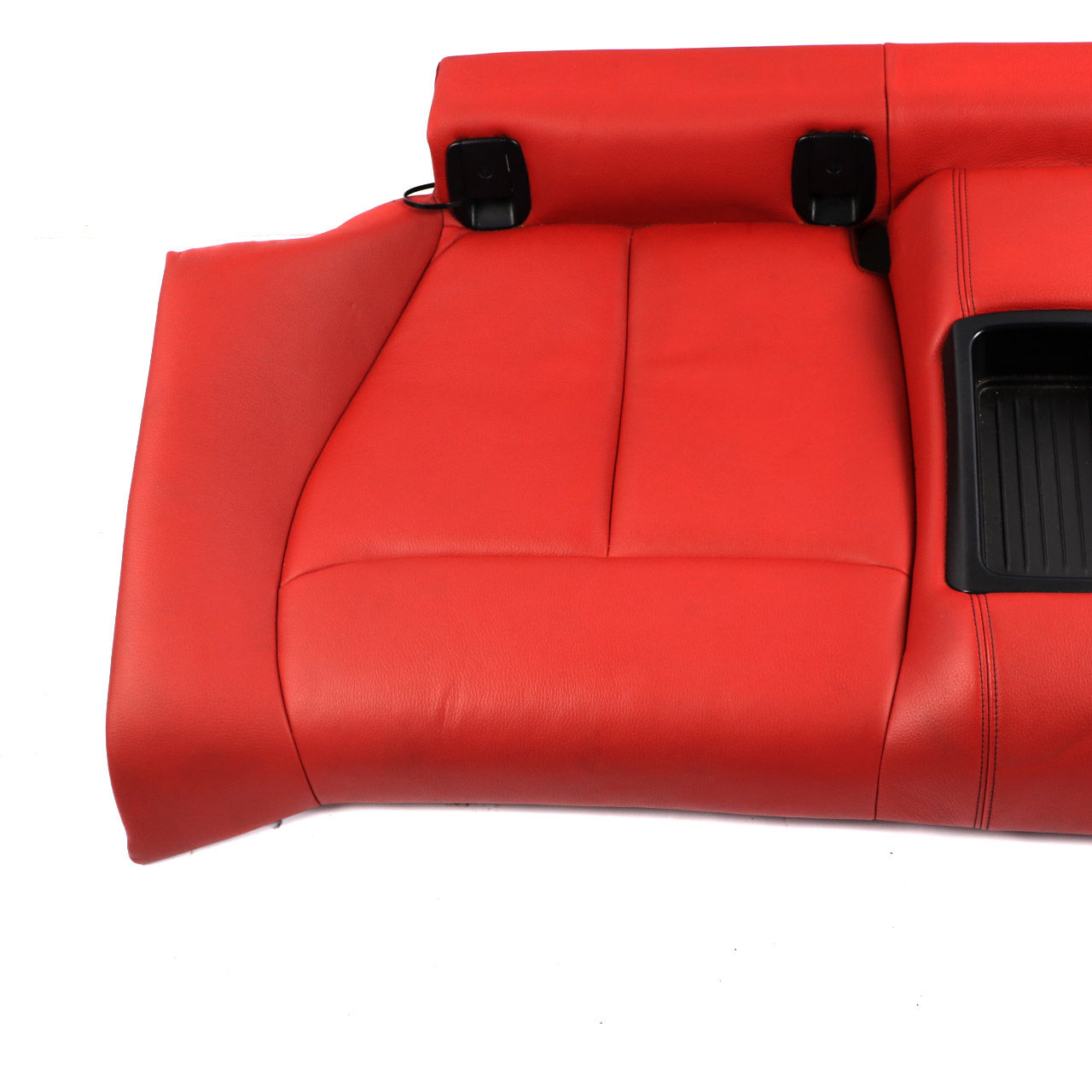 BMW F32 Sitzbank hinten Couch Sofa Bezug Rot Leder Dakota