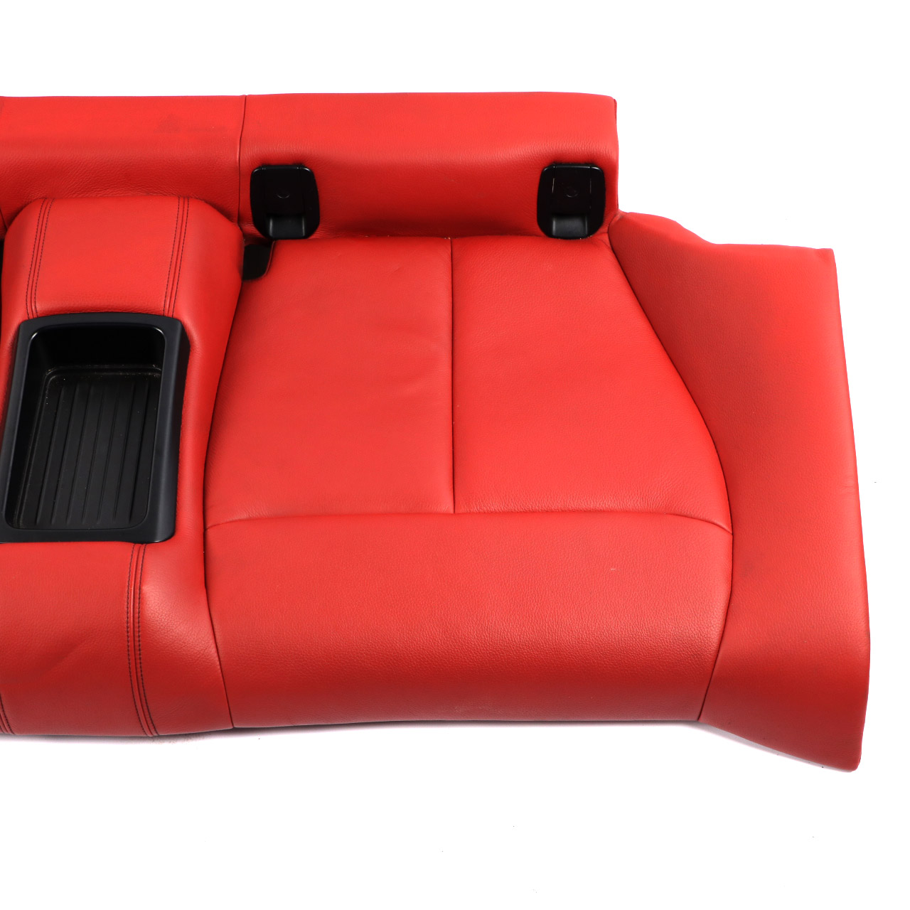 BMW F32 Sitzbank hinten Couch Sofa Bezug Rot Leder Dakota