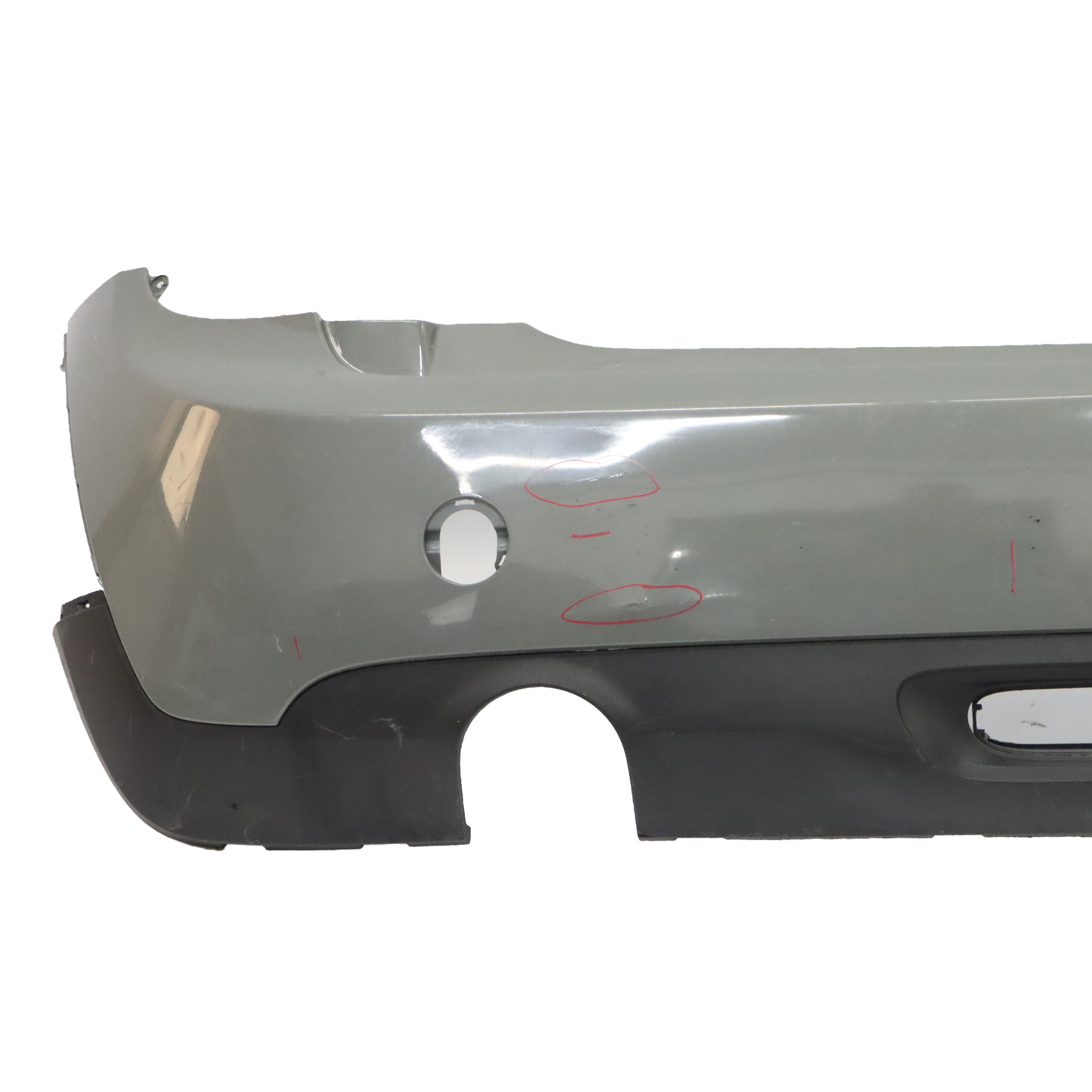 Mini F56 F57 Rear Bumper Complete Trim Panel Moonwalk Grey Metallic - B71