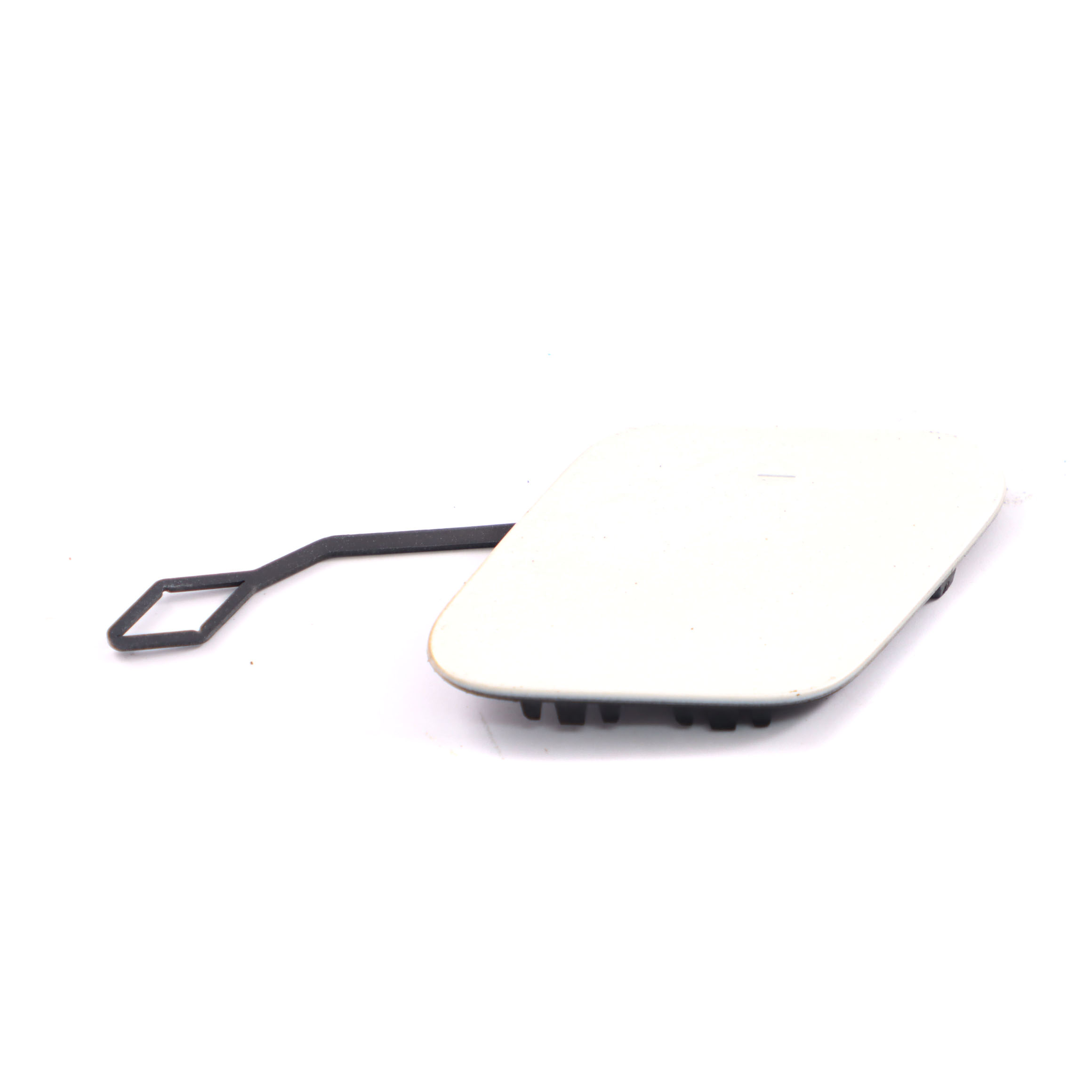 BMW F30 LCI Rear Bumper Cover Flap Towing Eye Hook Cap Mineral White A96 7384417