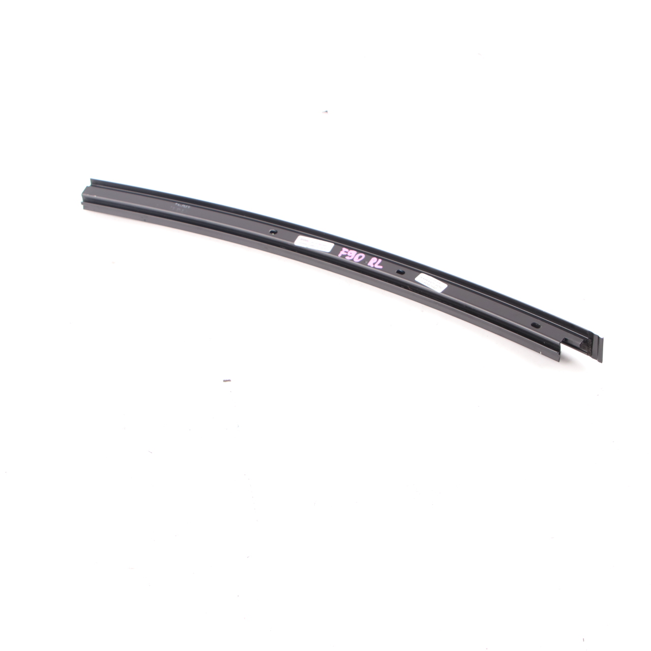 BMW G30 Window Guide Rear Left N/S Pillar Trim Strip High Gloss 7390141