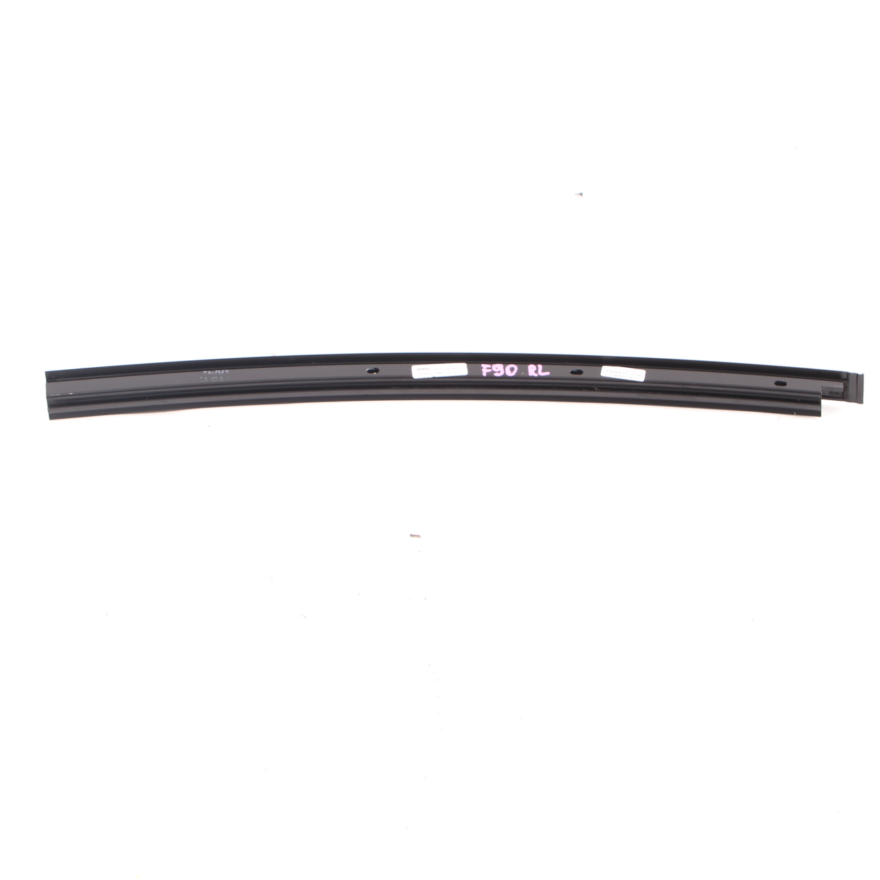 BMW G30 Window Guide Rear Left N/S Pillar Trim Strip High Gloss 7390141