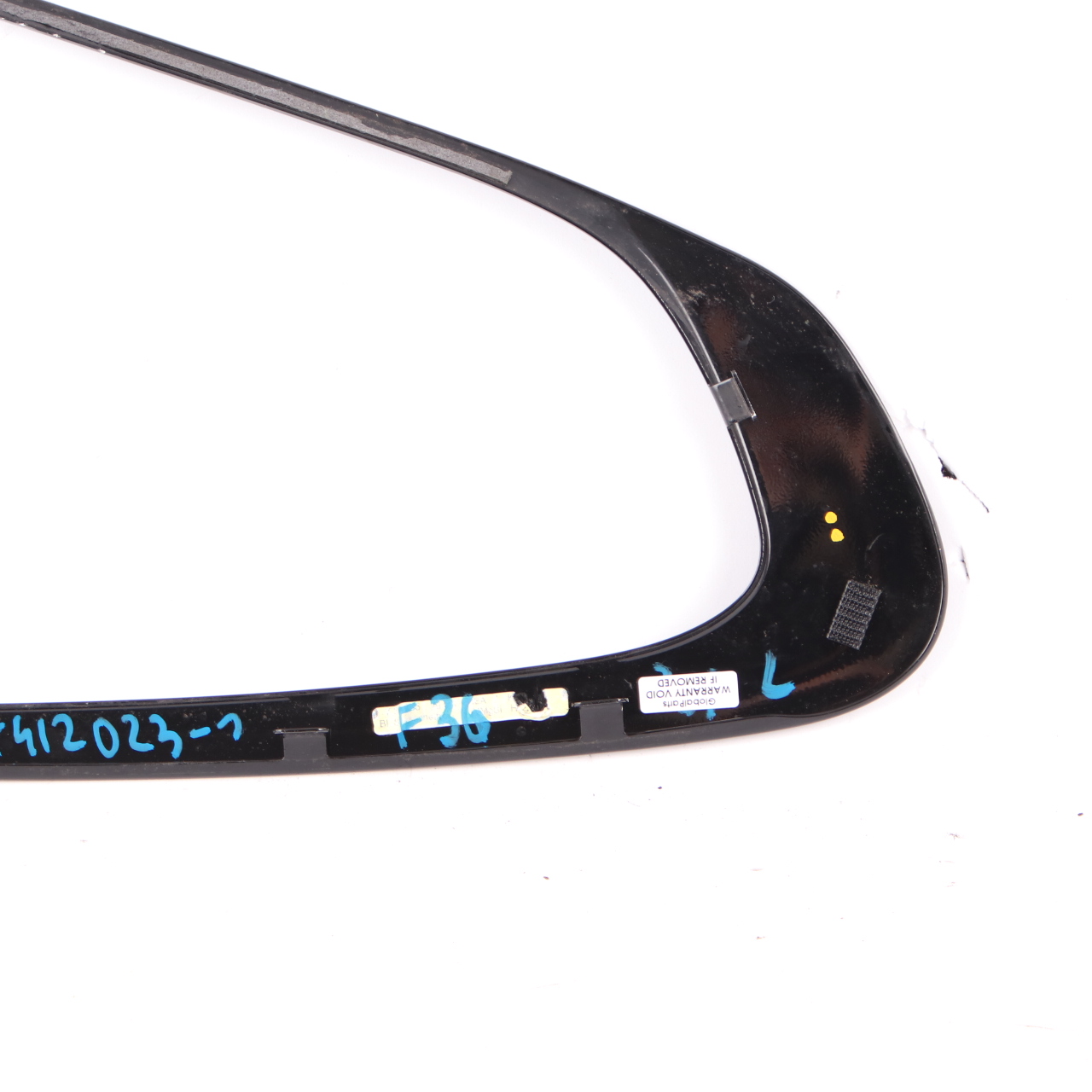 BMW F36 Gran Coupe Side Window Frame Trim Strip Rear Left N/S High Gloss 7412023