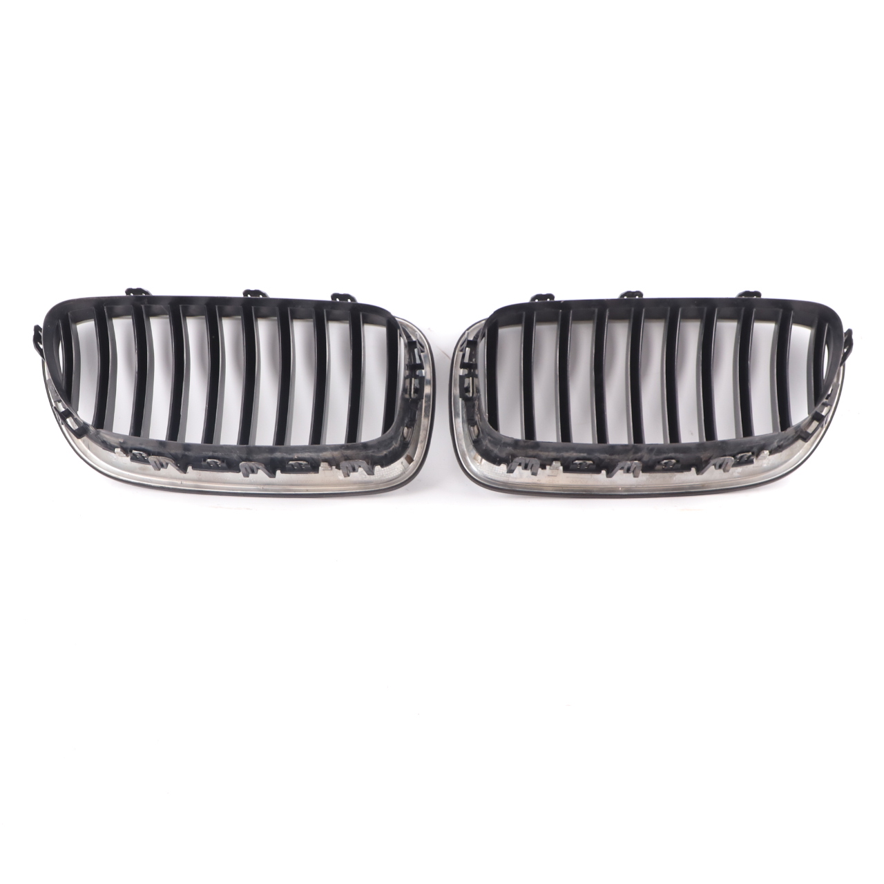 Frontstoßstange Kühlergrill BMW F10 F11 LCI Chrom Abdeckung Links Rechts Satz 