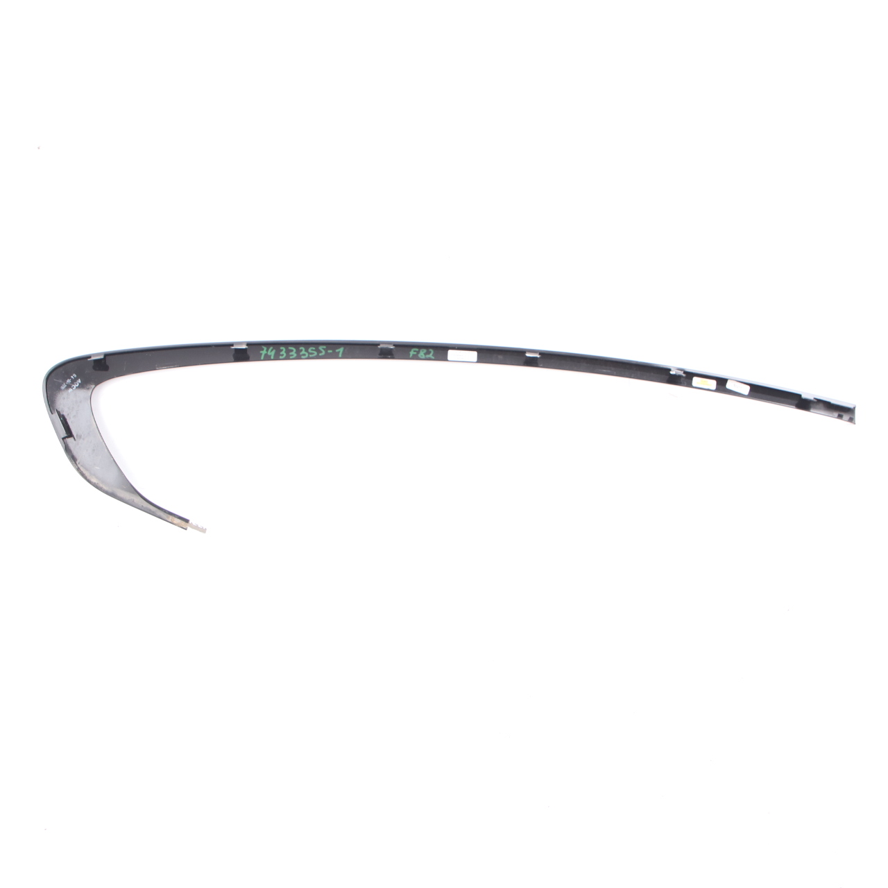 BMW F32 Rear Left Door Window Trim Strip High Gloss N/S 7433355