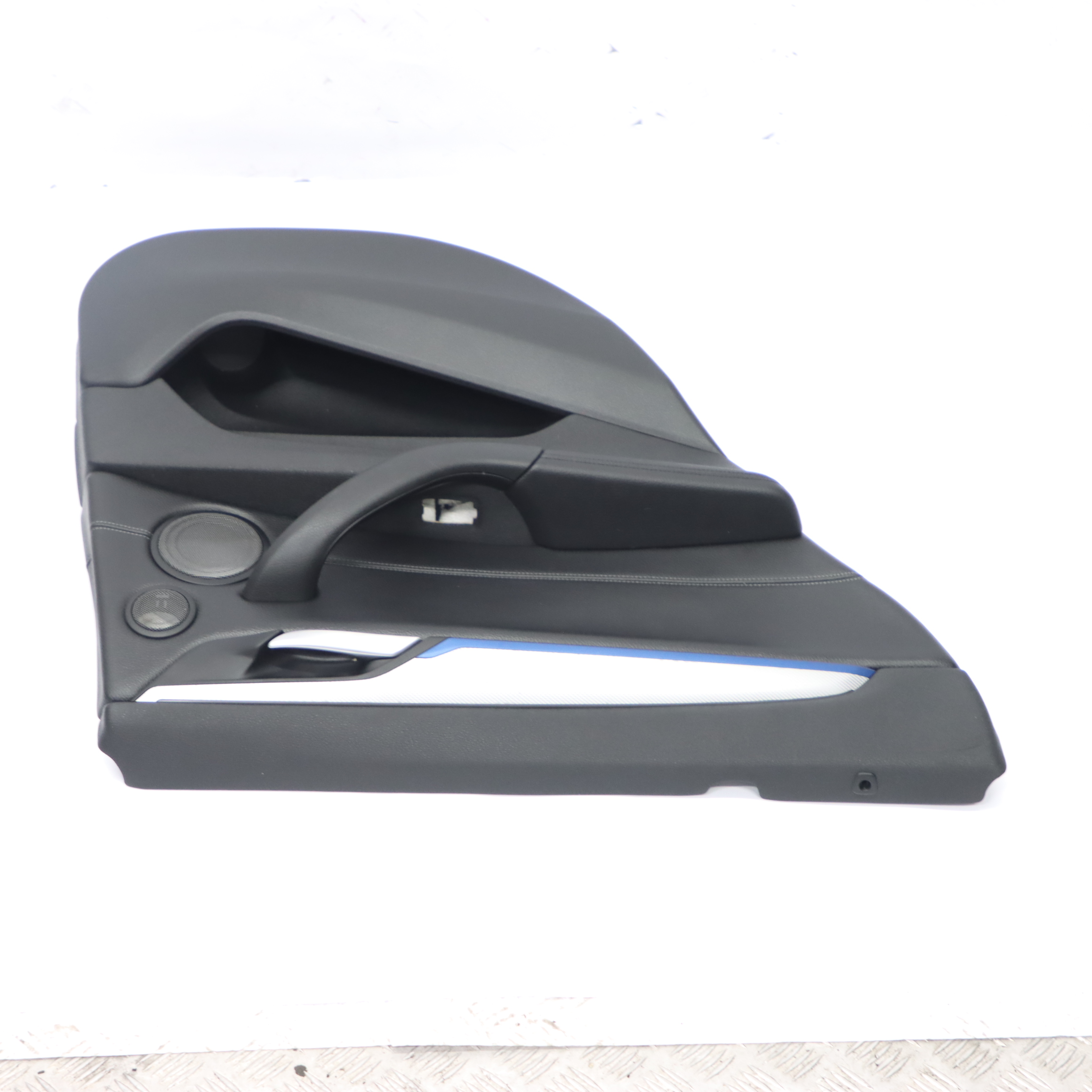 Türkarte Panel BMW X1 F48 Hinten Links Verkleidung Schwarz Leder