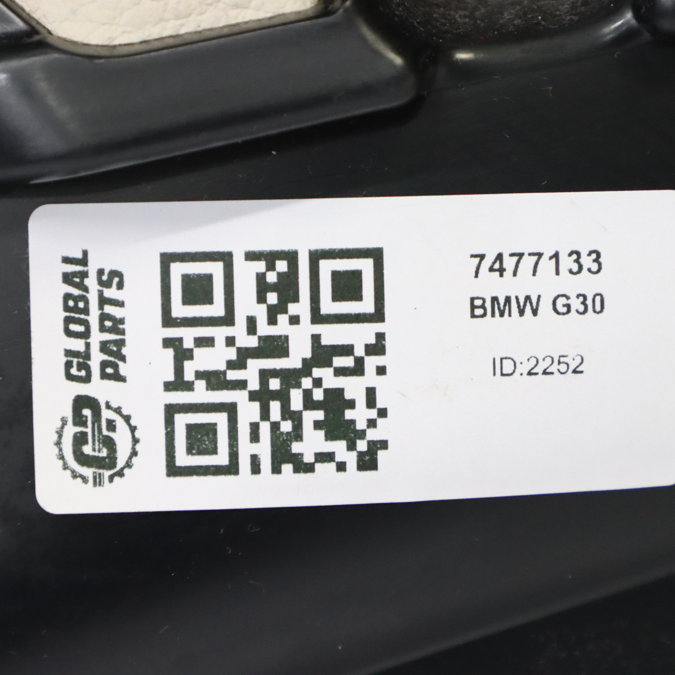 Türkarte BMW G30 G31 hinten links Türverkleidung Leder Weiß 7477133