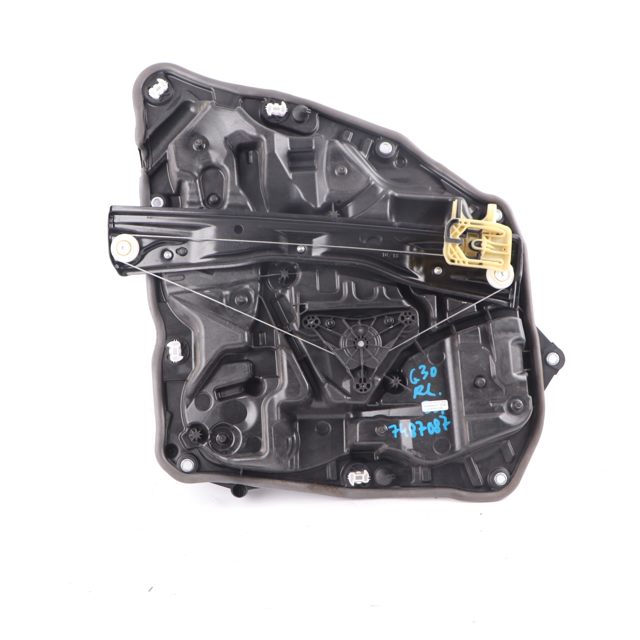 BMW G30 G31 Fensterheber hinten links Regulator Mechanismus Träger Motor 7487087