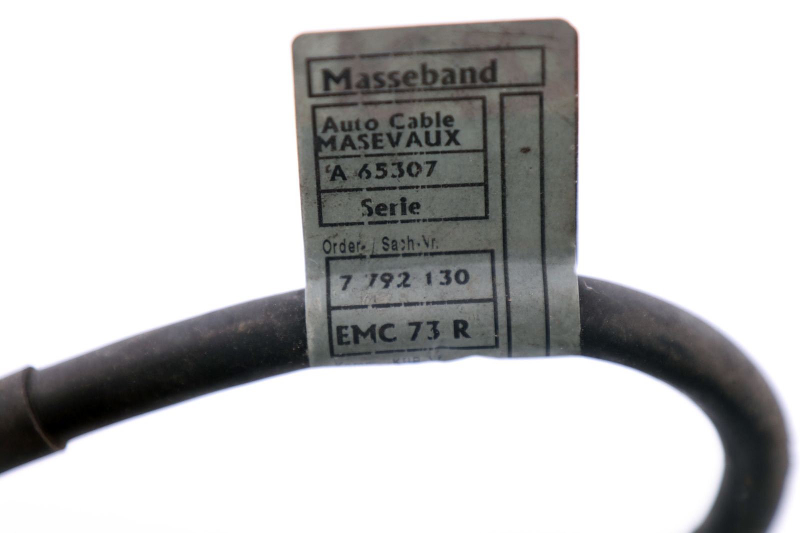 BMW Mini Cooper One R50 R52 R53 R55 R56 R57 R58 R59 R60 R61 Earth Ground Cable