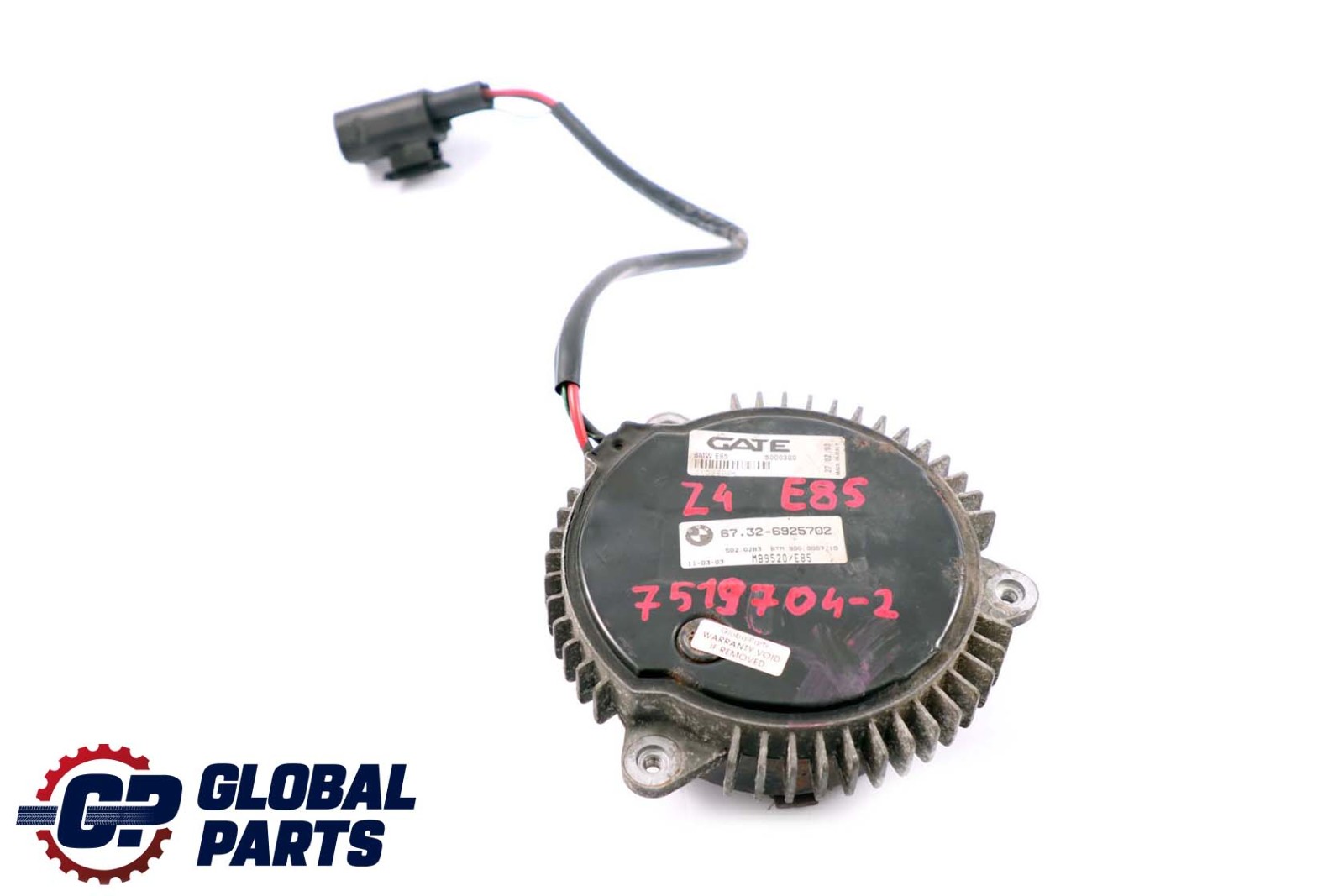 BMW Z4 er E85 Lüfterzarge Lüfter Motor 400W 6925702 7519704