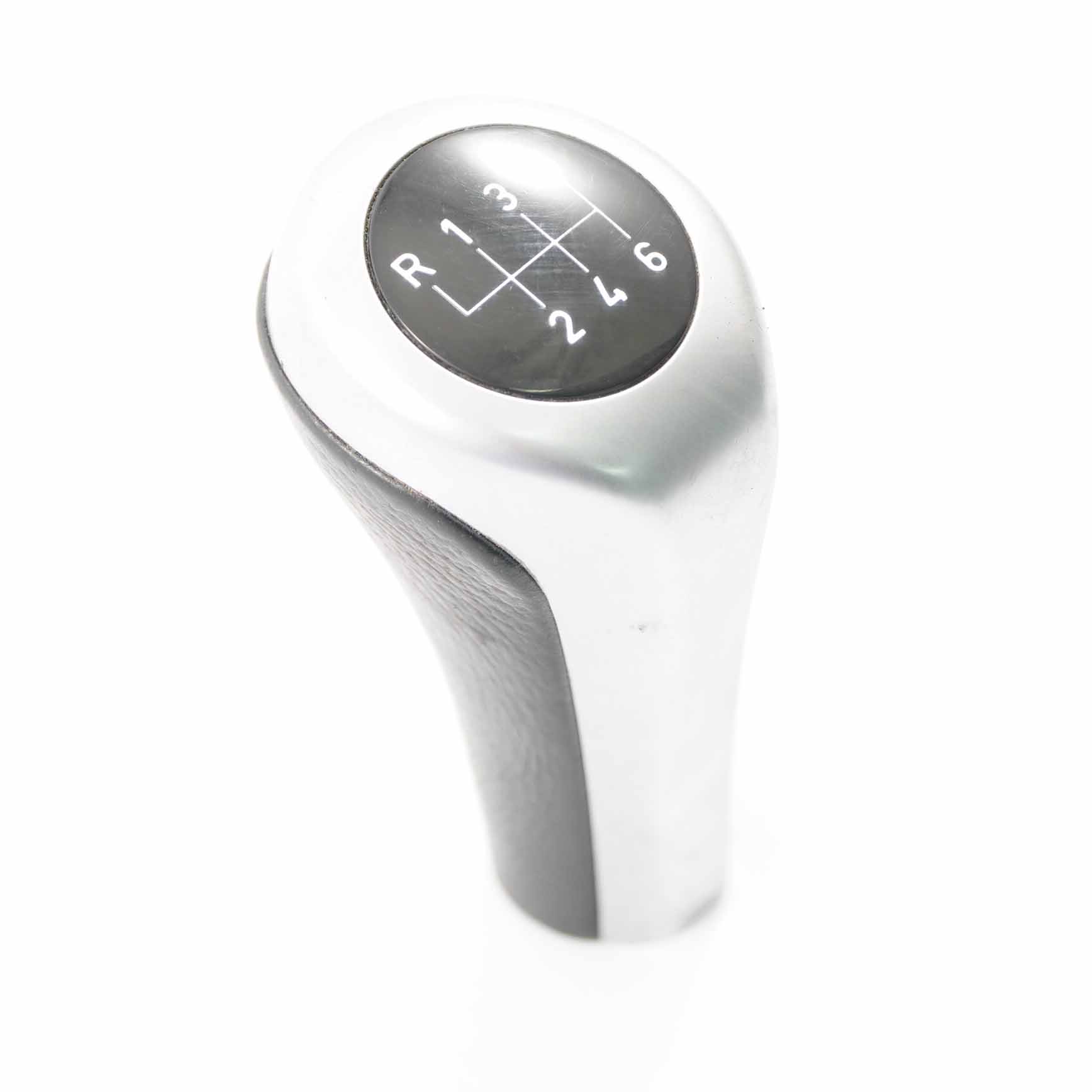 BMW E87 E90 Gear Stick Shift Knob Plastic Silver 6-Speed 7529088