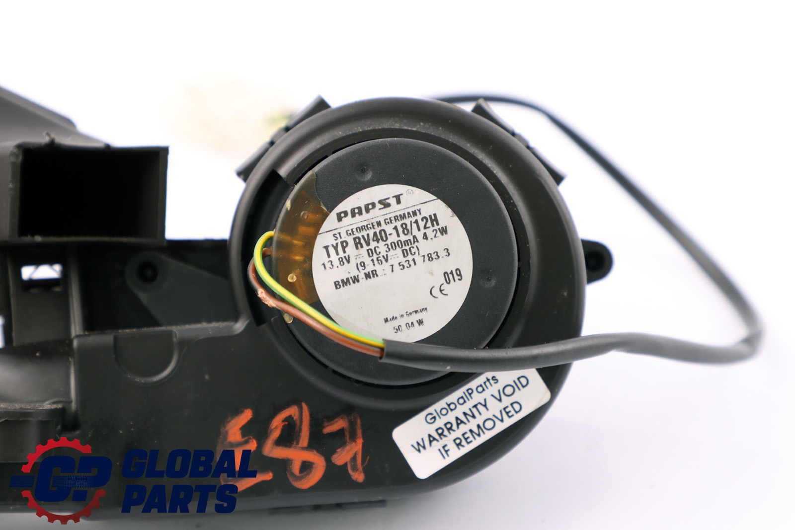 BMW 1 3 5 6 er E60 E63 E81 E87 E90 E91 Gehäuse E-Box Lüfter Motor 7531783