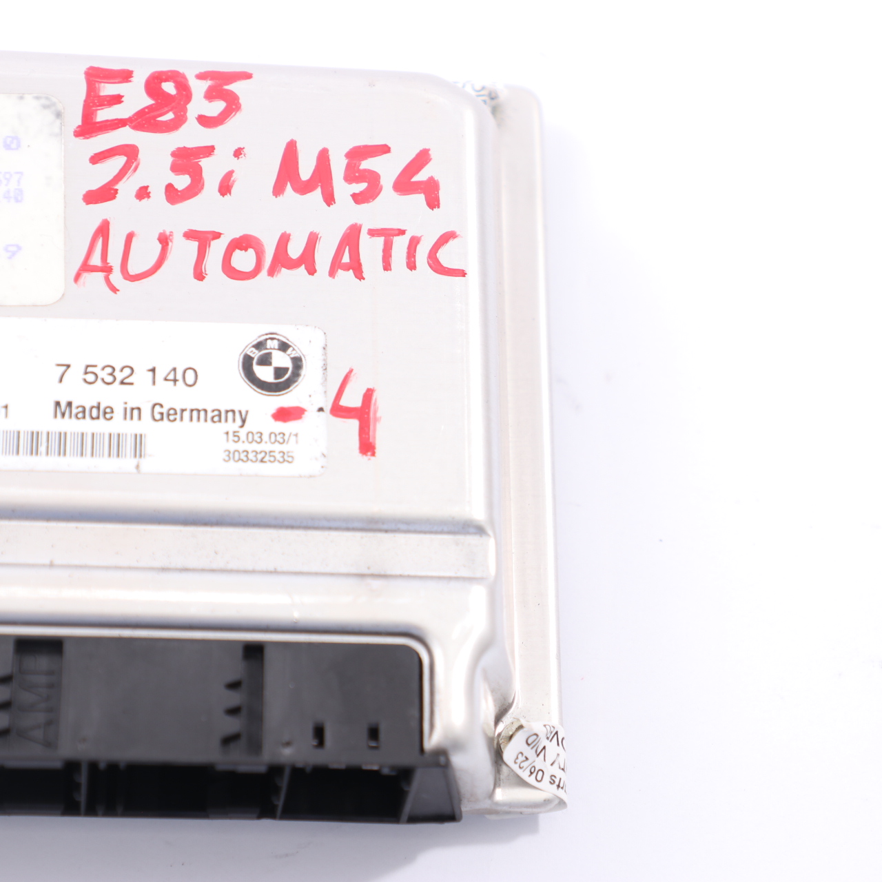 BMW X3 E83 Z4 E85 2.5i M54 192HP Motor ECU DME Steuergerät 7532140 Automatik