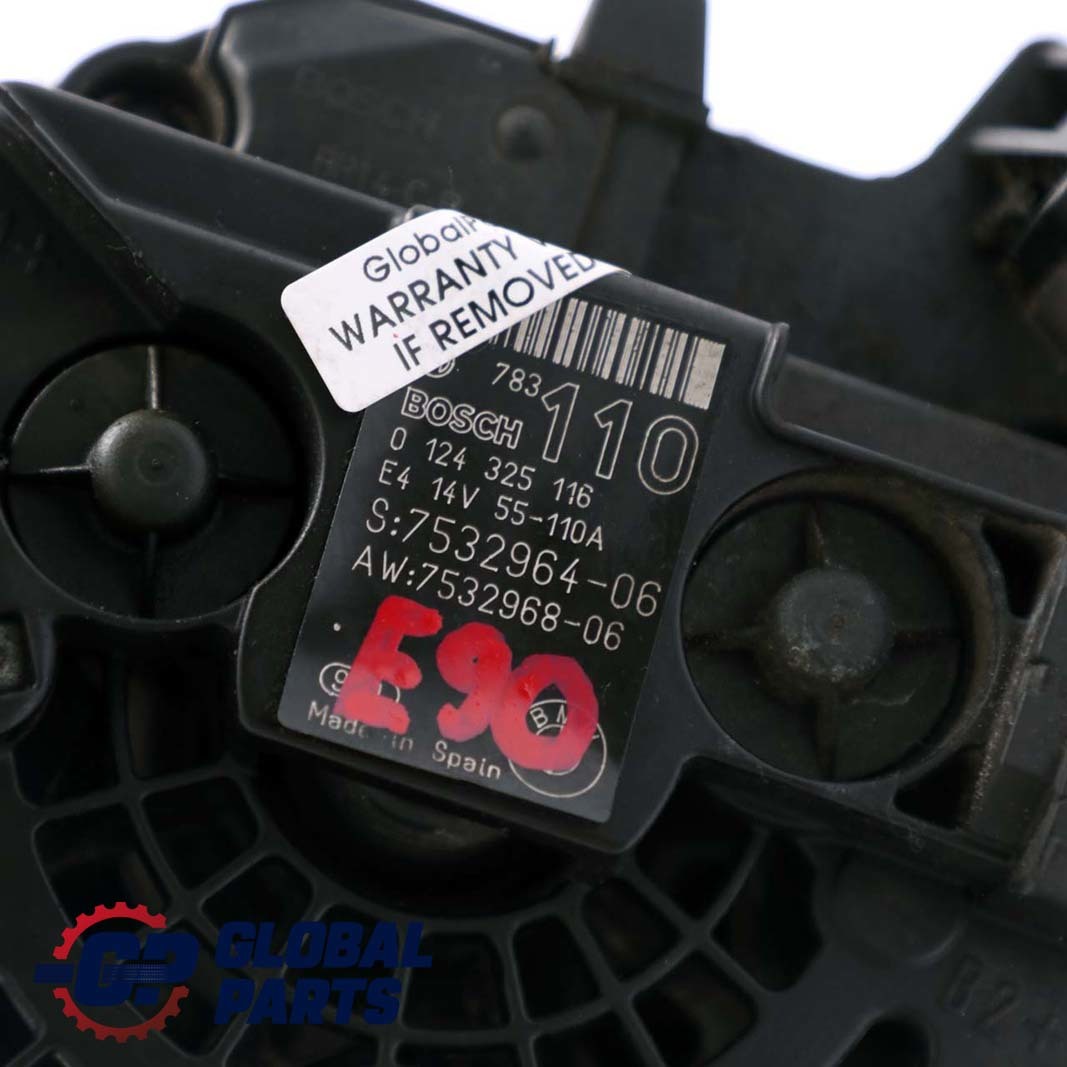 BMW 1 3 Z4 Series E46 E85 E87 E90 Petrol Alternator Generator BOSCH 110A 7532964