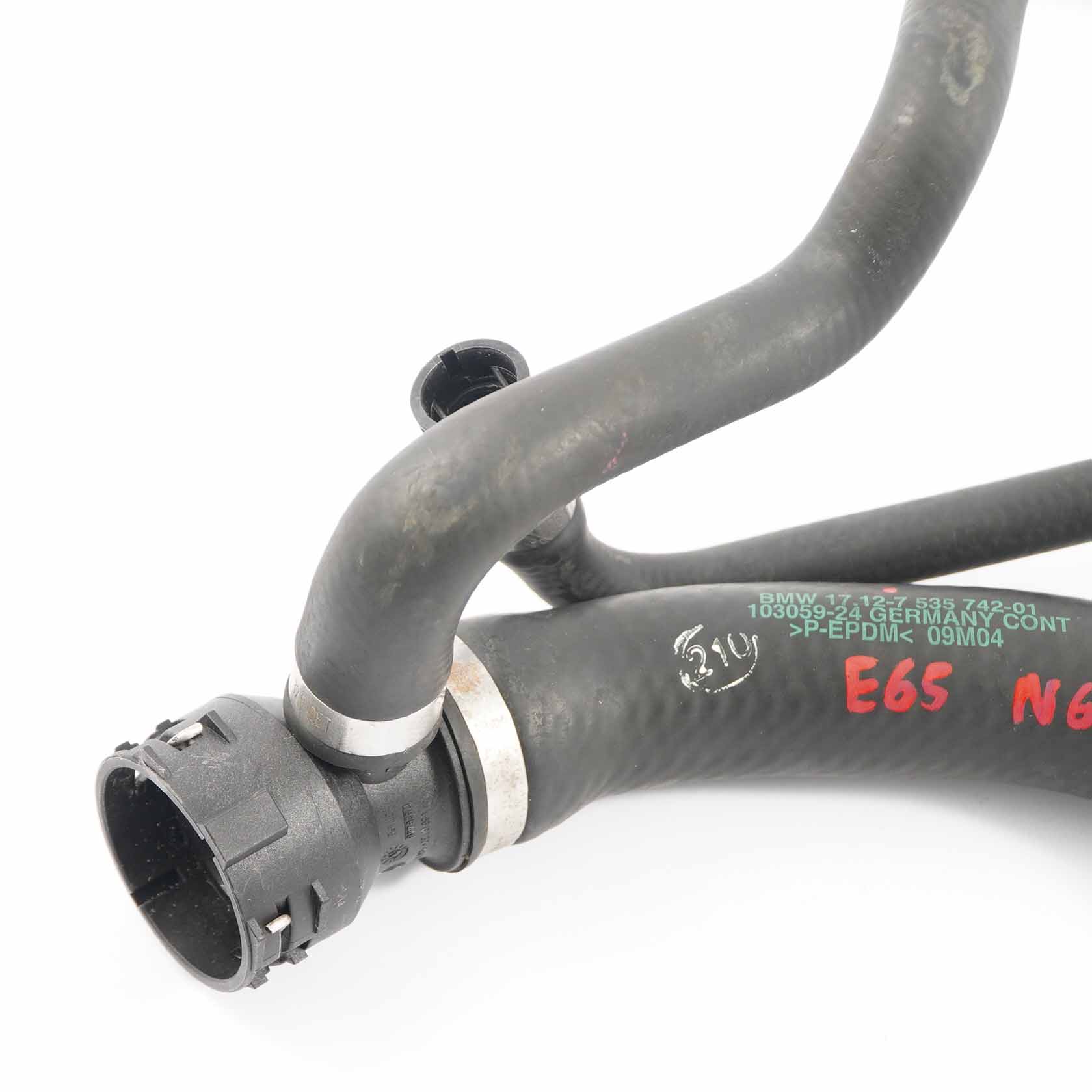 Coolant Hose BMW E65 E66 N62N Radiator Cooling Water Pipe Line 7535742