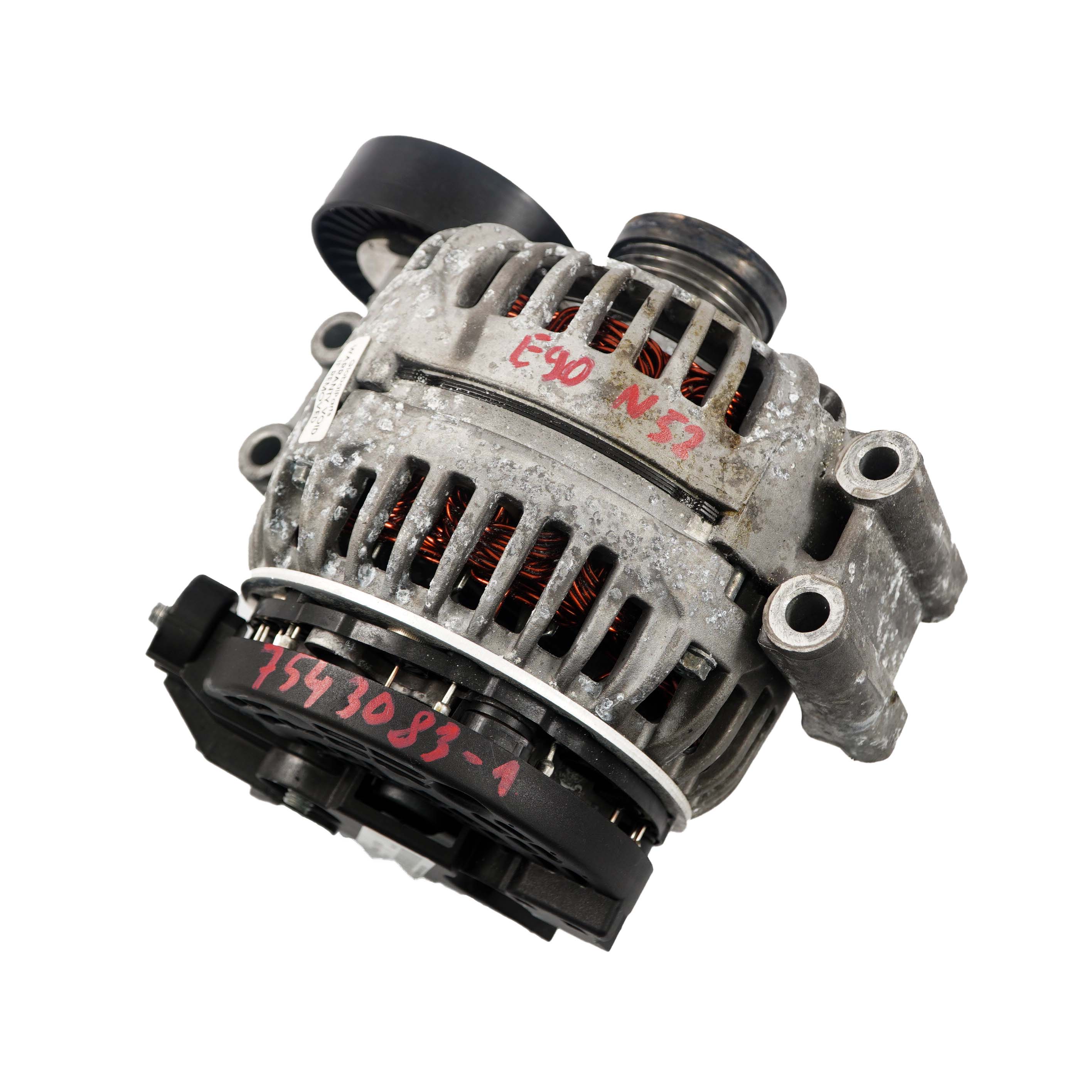 BMW 1 3 5 er E60 E61 E87 E90 E91 N52 WAI Alternator Generator 155A 11077N