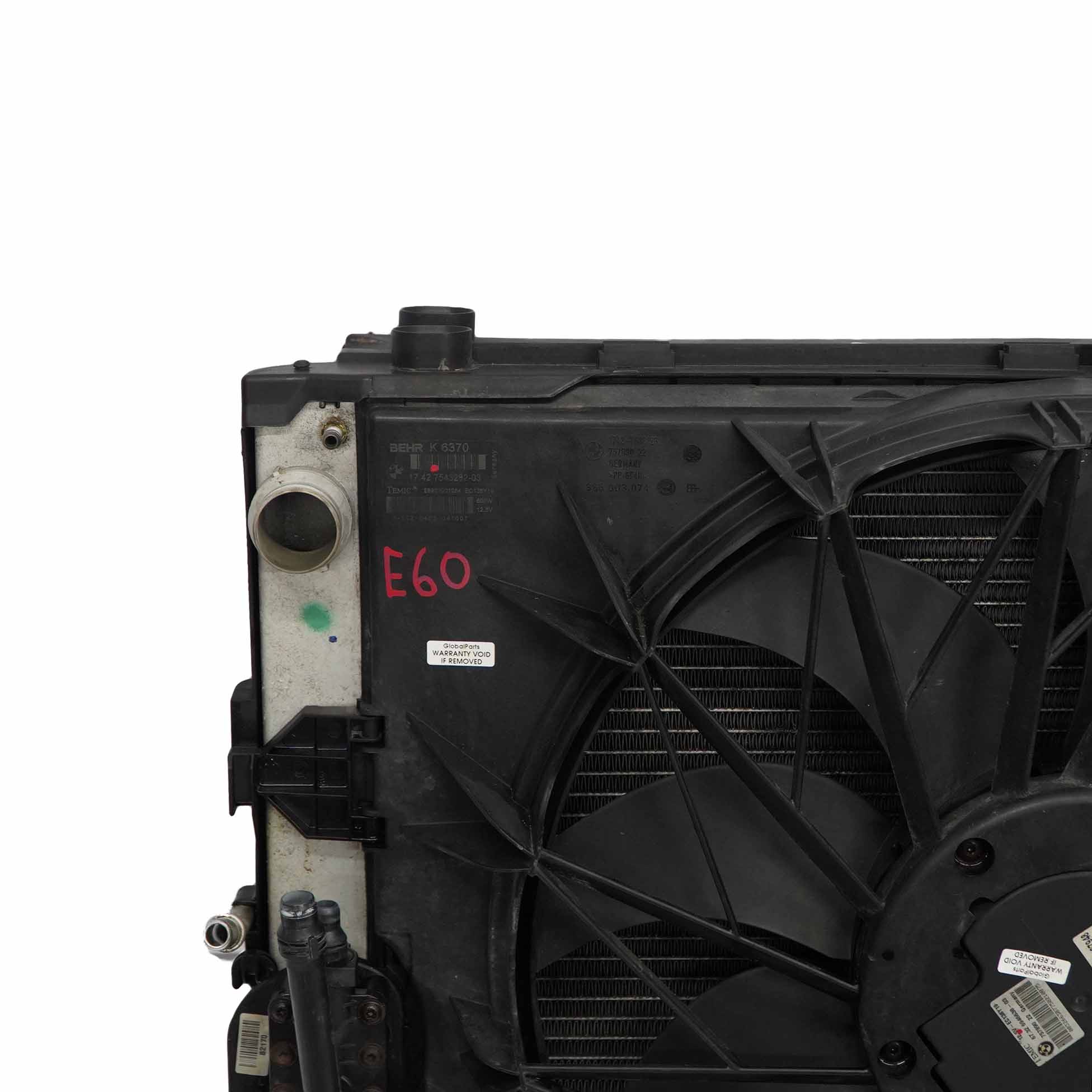 BMW E65 E66 Lüfterzarge Lüfter Kühlerlüfter 600W Benzin 7543282