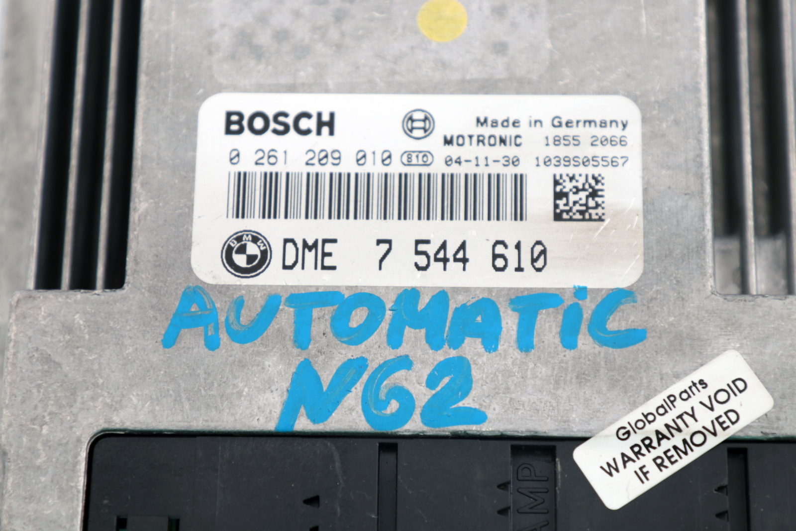 BMW X5 E53 E60 E65 N62 ECU Basis steuergerät DME 7544610 Automatik