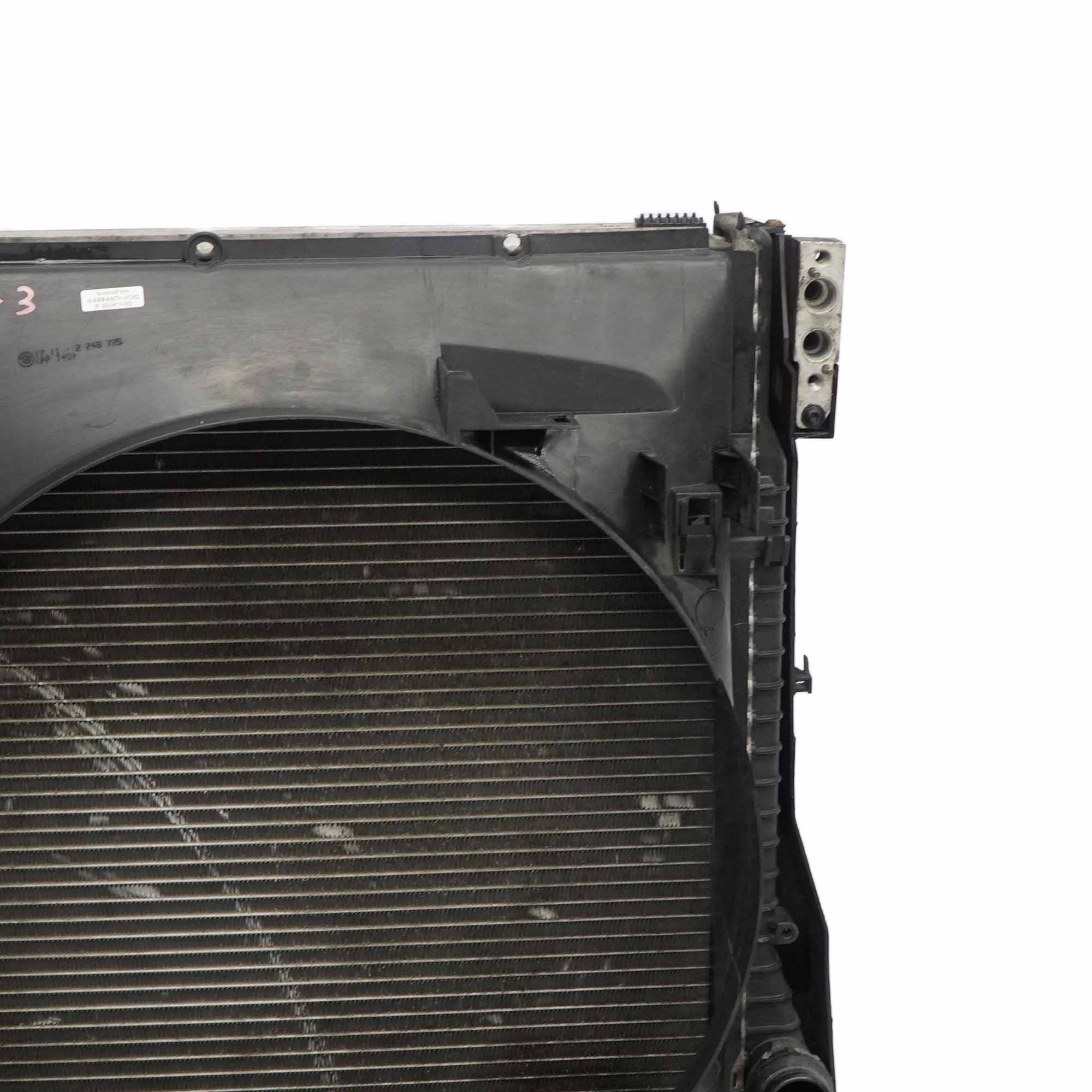 BMW X5 E53 3.0d M57 3 Radiator Kühler Lüfterzarge Automatikgetriebe