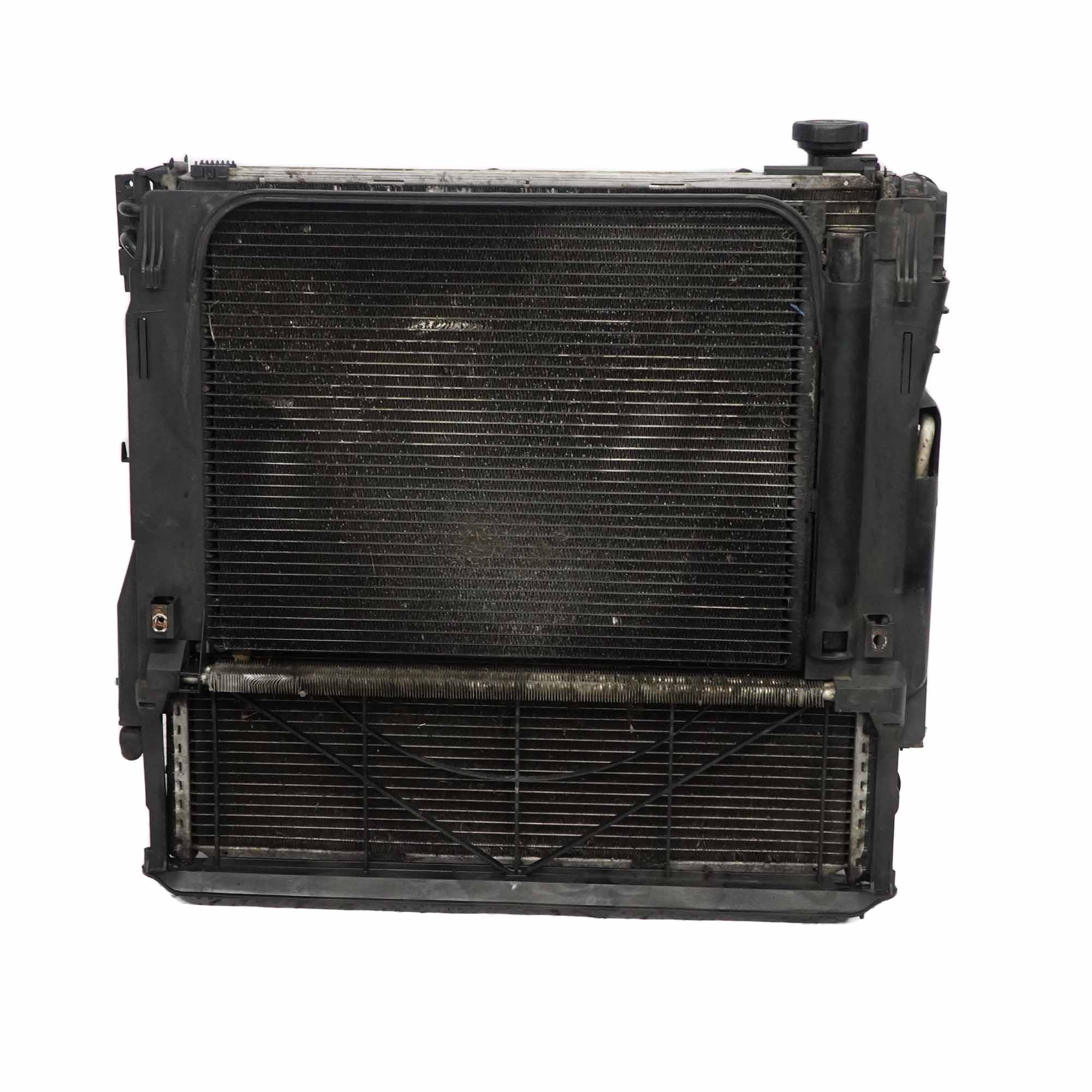 BMW X5 E53 3.0d M57 3 Radiator Kühler Lüfterzarge Automatikgetriebe