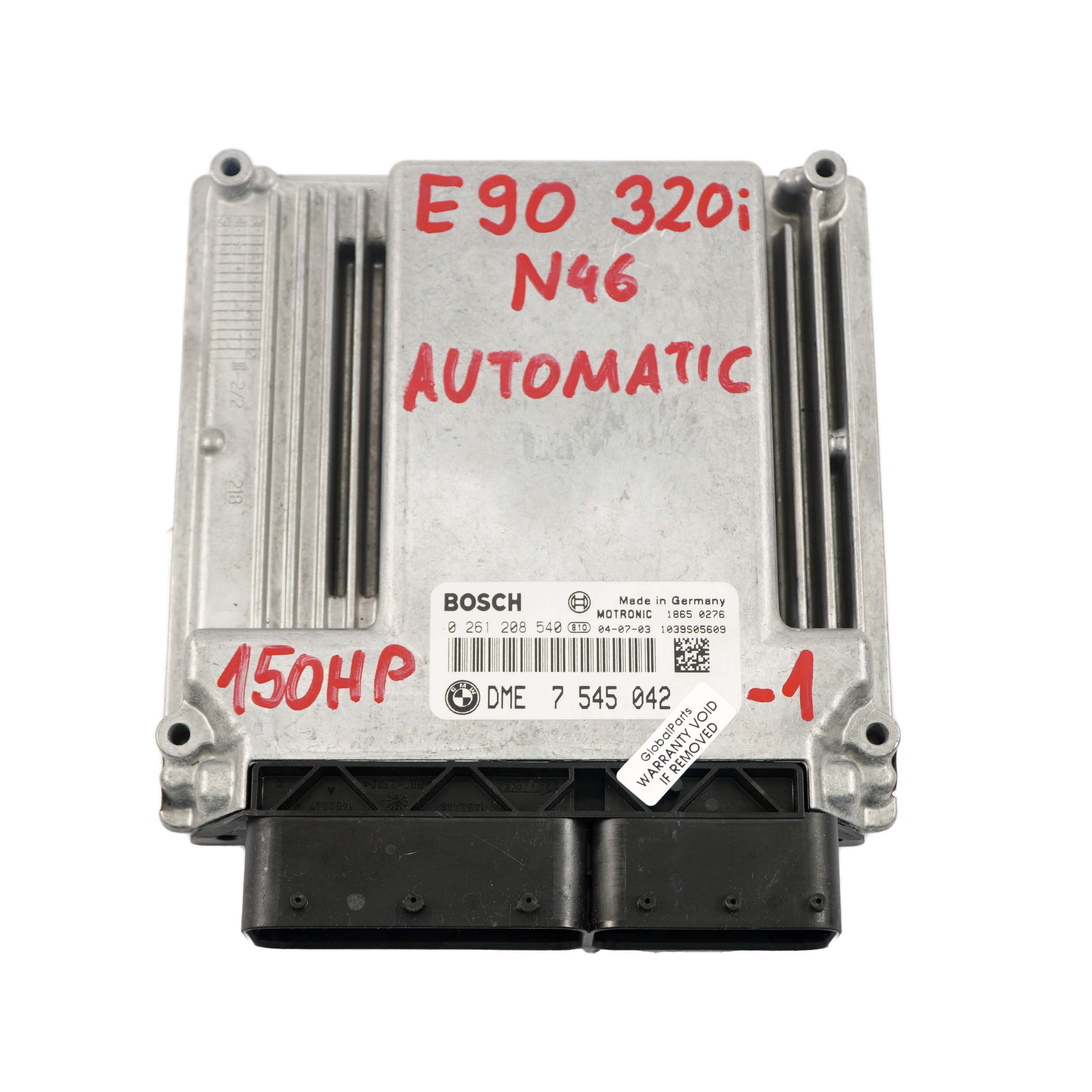 BMW E87 E90 E91 120i 320i N46 ECU Steuergerät DME 7545042 CAS2 Automatikgetriebe