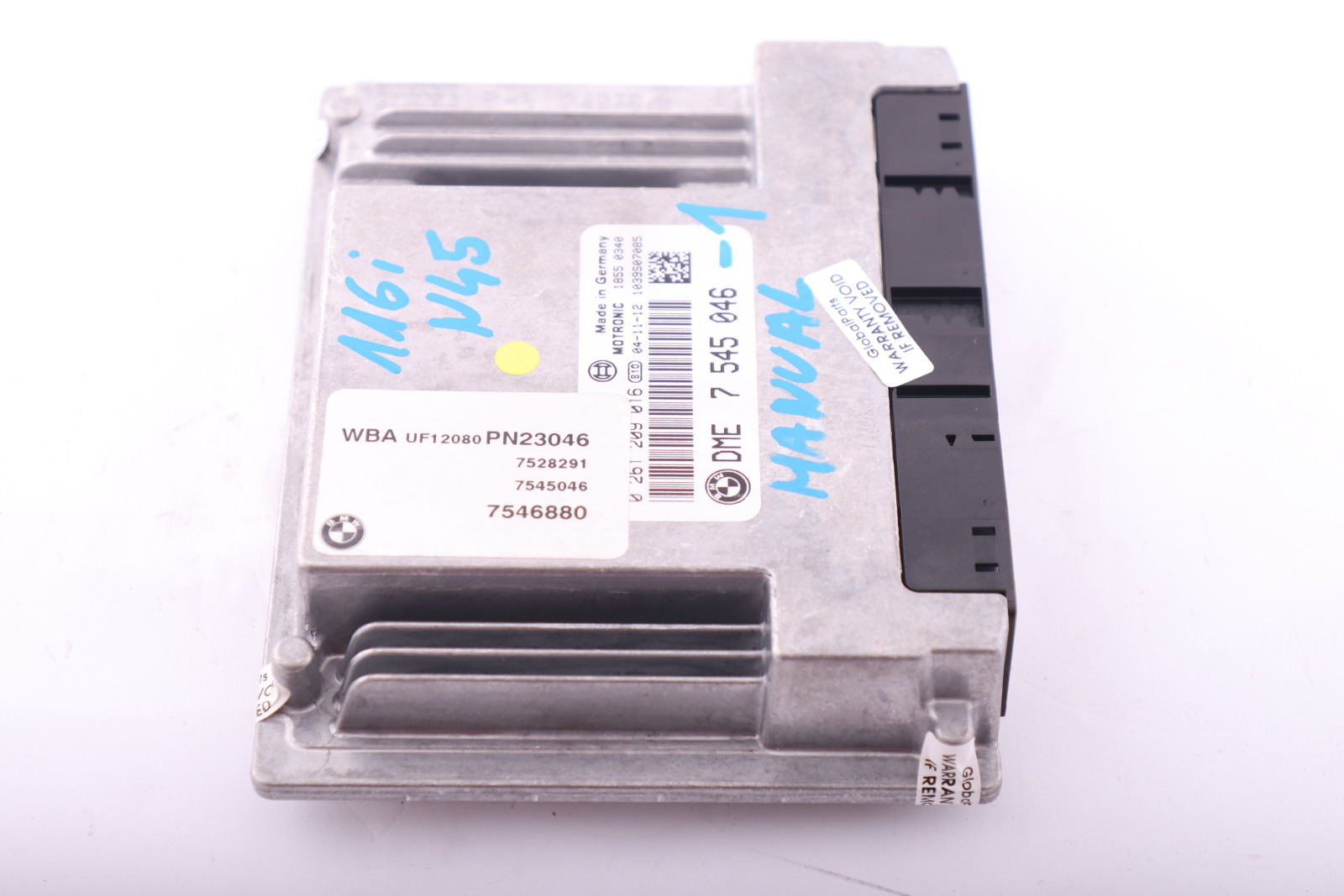 BMW 1 3 er E87 E90 ECU N45 116i 316i Motor Steuergerät DME 7545046 0261209016