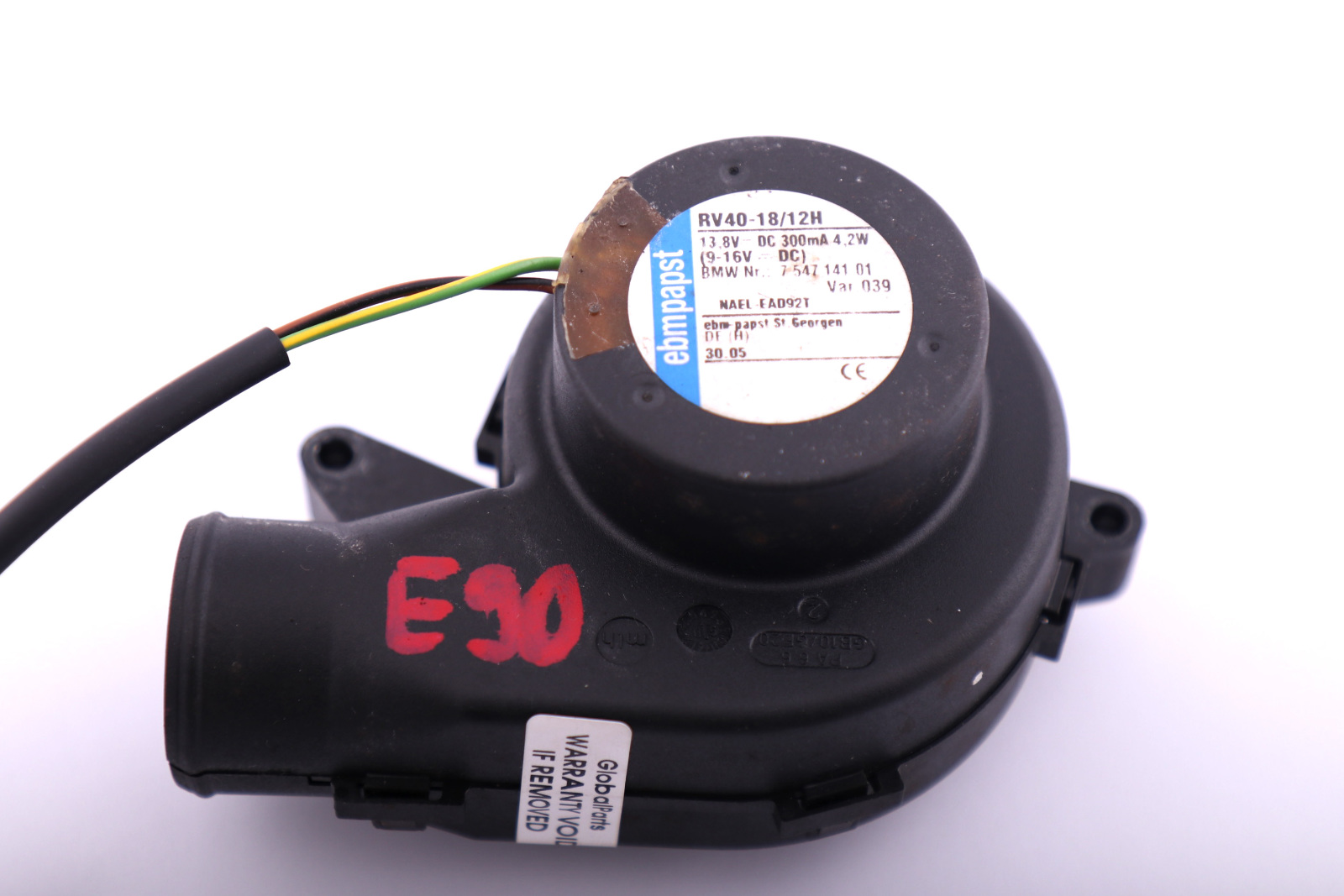 BMW E82 E84 E87N E88 E90 E91 E92 E93 E93 E-box fan 7547141