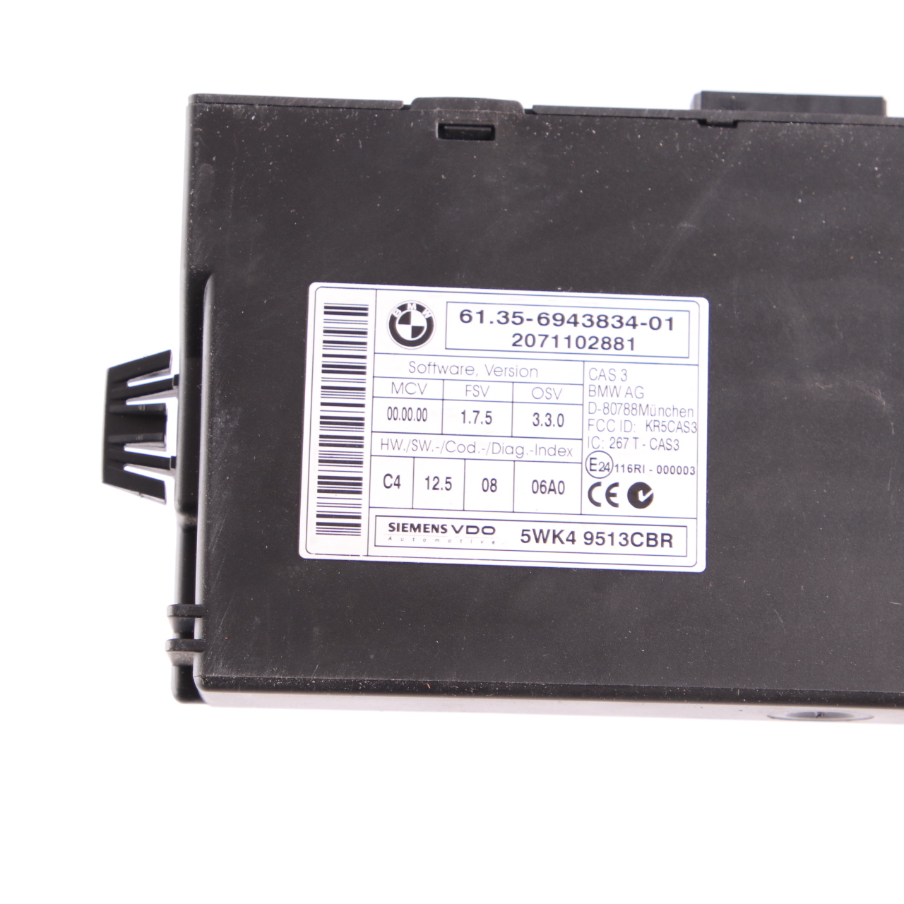 BMW E87 E90 E91 120i 320i N46 150HP ECU Kit DME 7565300 CAS3 Schlüssel Handbuch