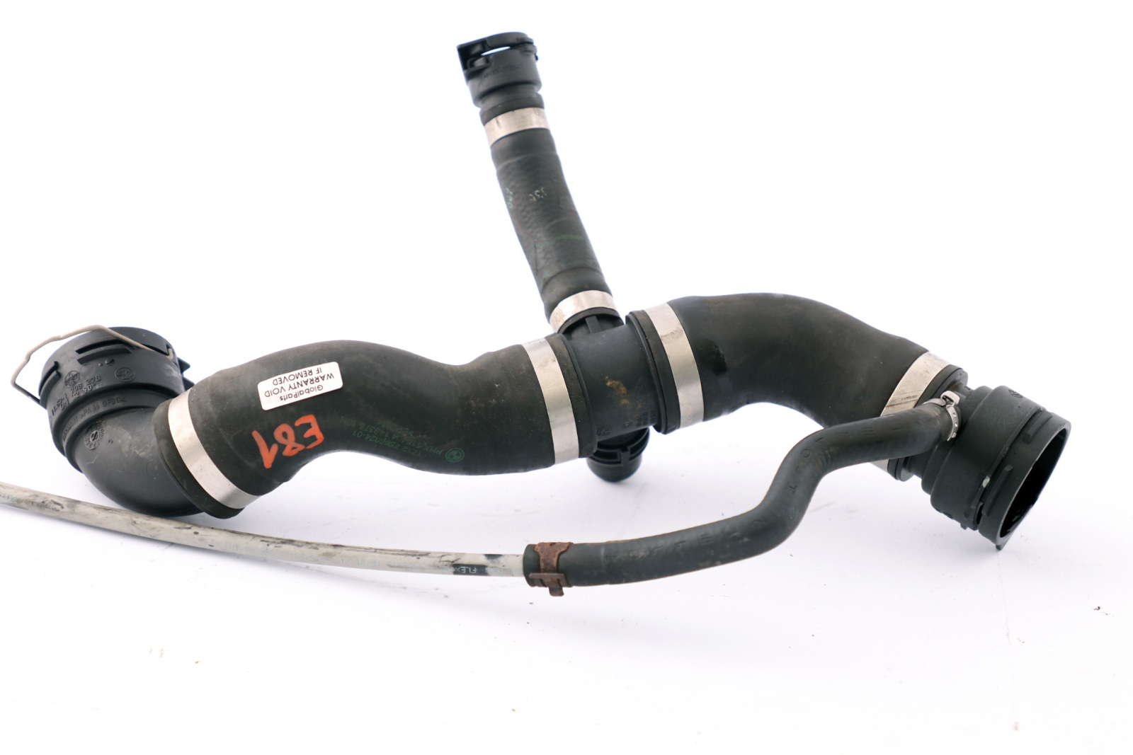 BMW 1 Series E81 E87 LCi E82 Hose Engine feed-radiator top pipe 7566024