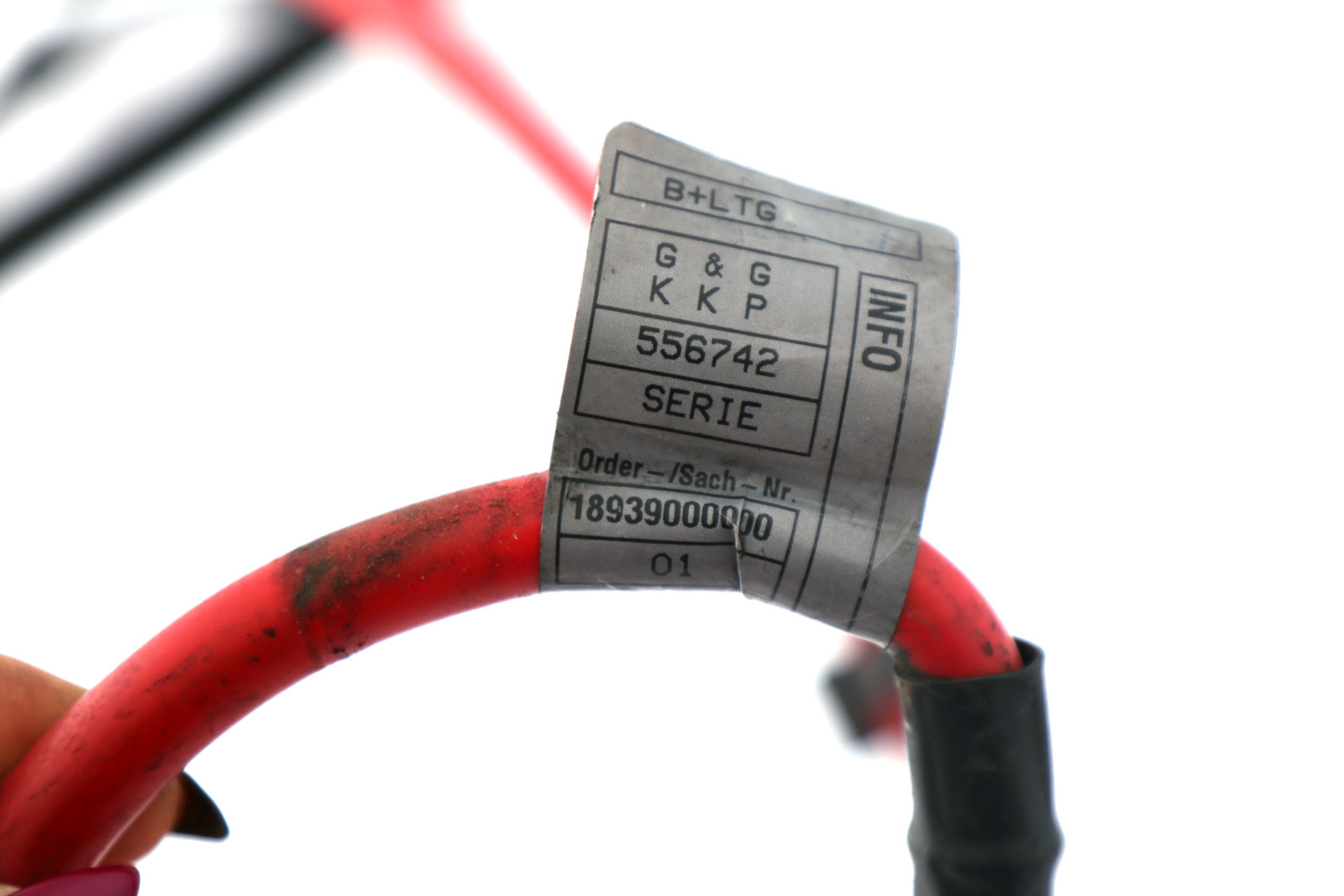 BMW Mini Cooper R55 R56 R57 Battery Cable Wiring Lead Power Positive 7571142