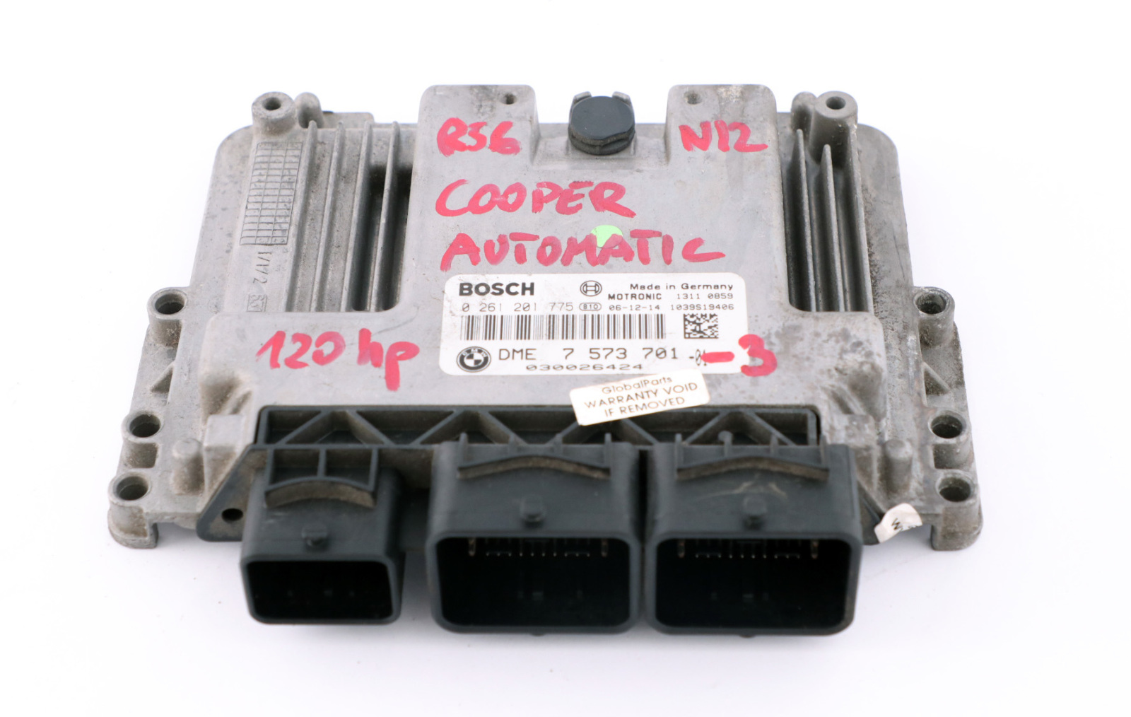 BMW Mini Cooper R55 R56 N12 Petrol Engine ECU Kit DME CAS3 Key 7573701 Automatic