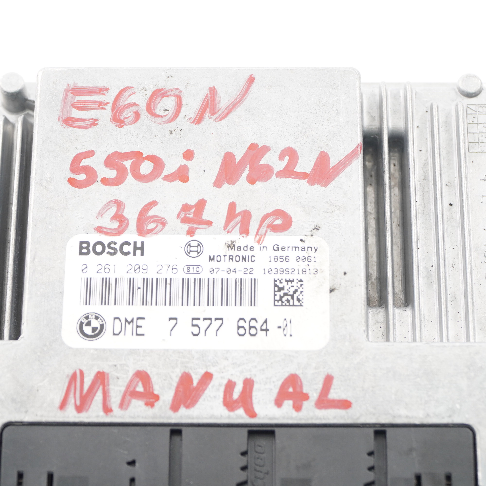 BMW E60 E61 LCI 550i N62N 367PS Motor einheit Modul ECU DME 7577664 Handbuch