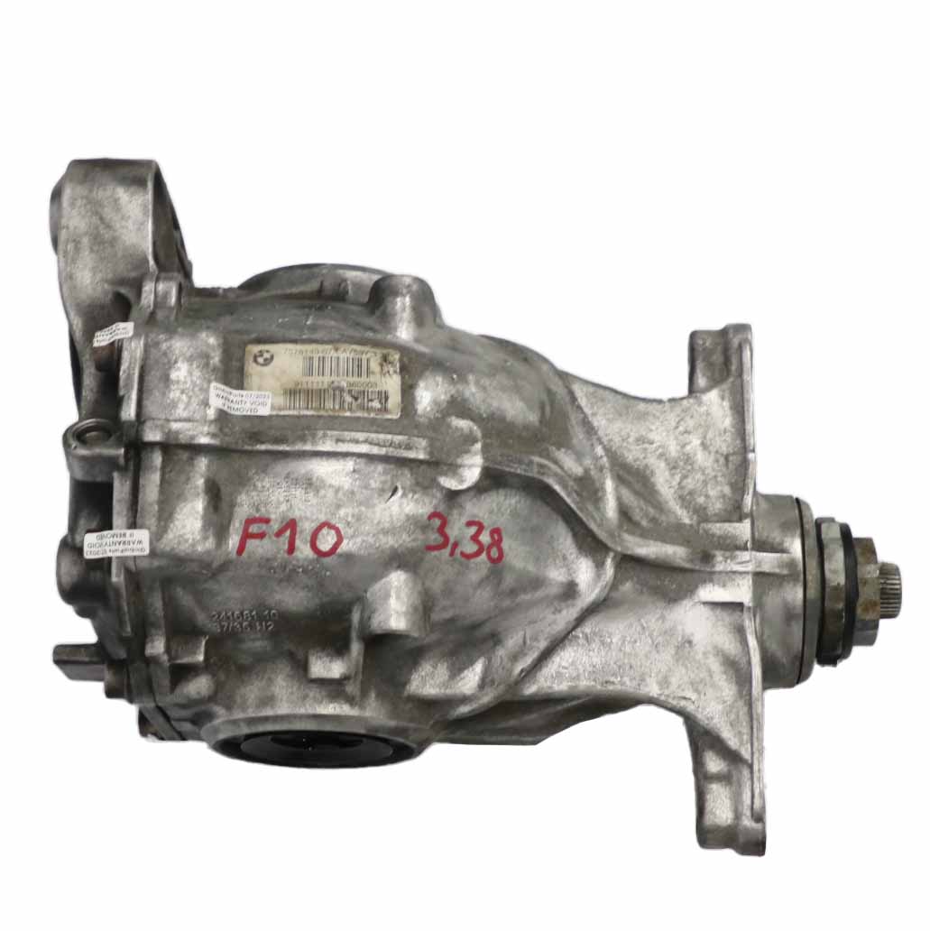 BMW F10 F11 Rear Differential Diff 3,38 Ratio 7578149 WARRANTY