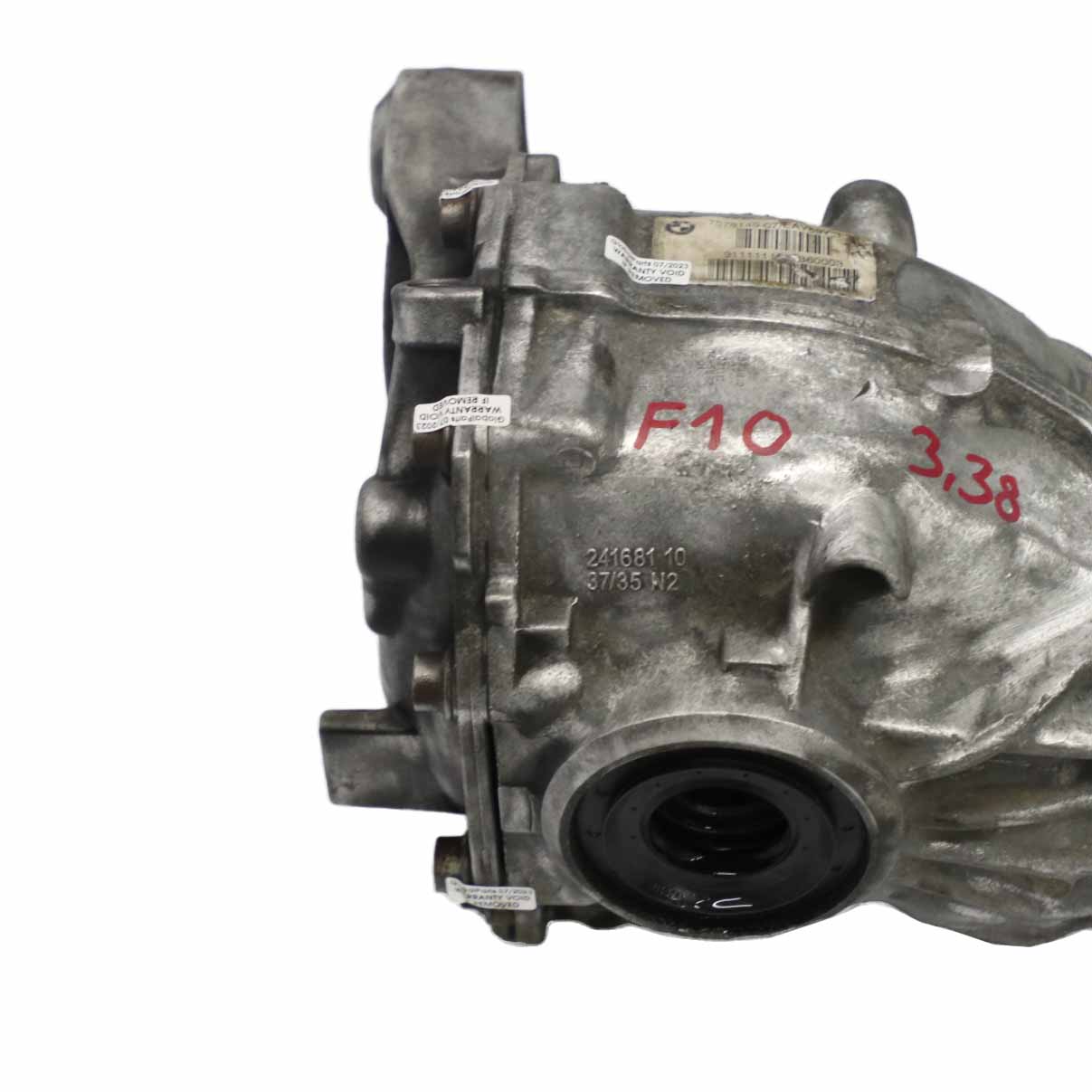 BMW F10 F11 Rear Differential Diff 3,38 Ratio 7578149 WARRANTY