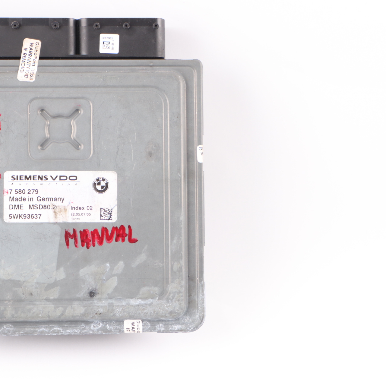 BMW E87 LCI E90 320i N43 170HP ECU Motorsteuergerät DME 7580279 Manual