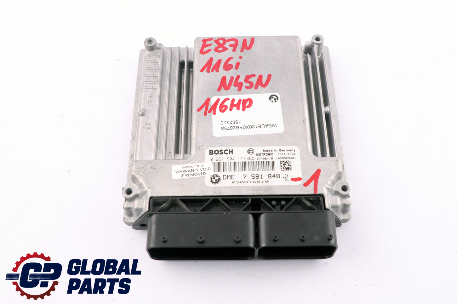 BMW E81 E87 LCI E90 116i 316i N45N ECU Kit DME CAS3 + Key 7581848