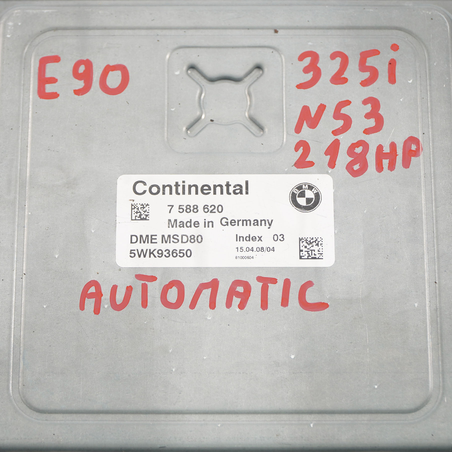 BMW E60 E90 325i 525i N53 218HP ECU Motorsteuerungsmodul DME 7588620 Automatik