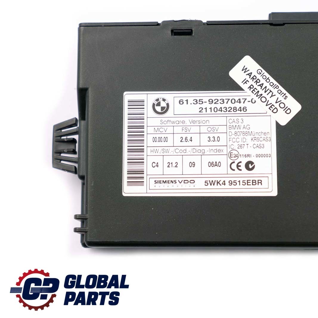 BMW E81 E87 LCI N43 116i 2.0 N43 122PS ECU Kit Steuergerät DME CAS3 Schlüßel