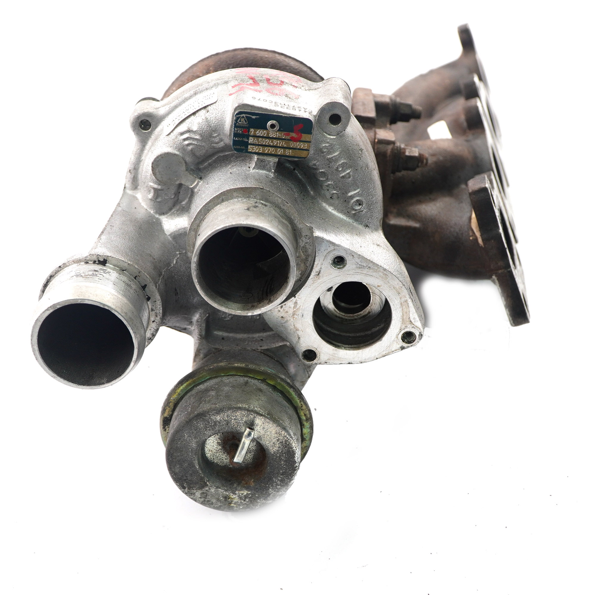 Mini Cooper S N14 R55 R56 Turbocharger Turbo Charger Exhaust Manifold 7600881