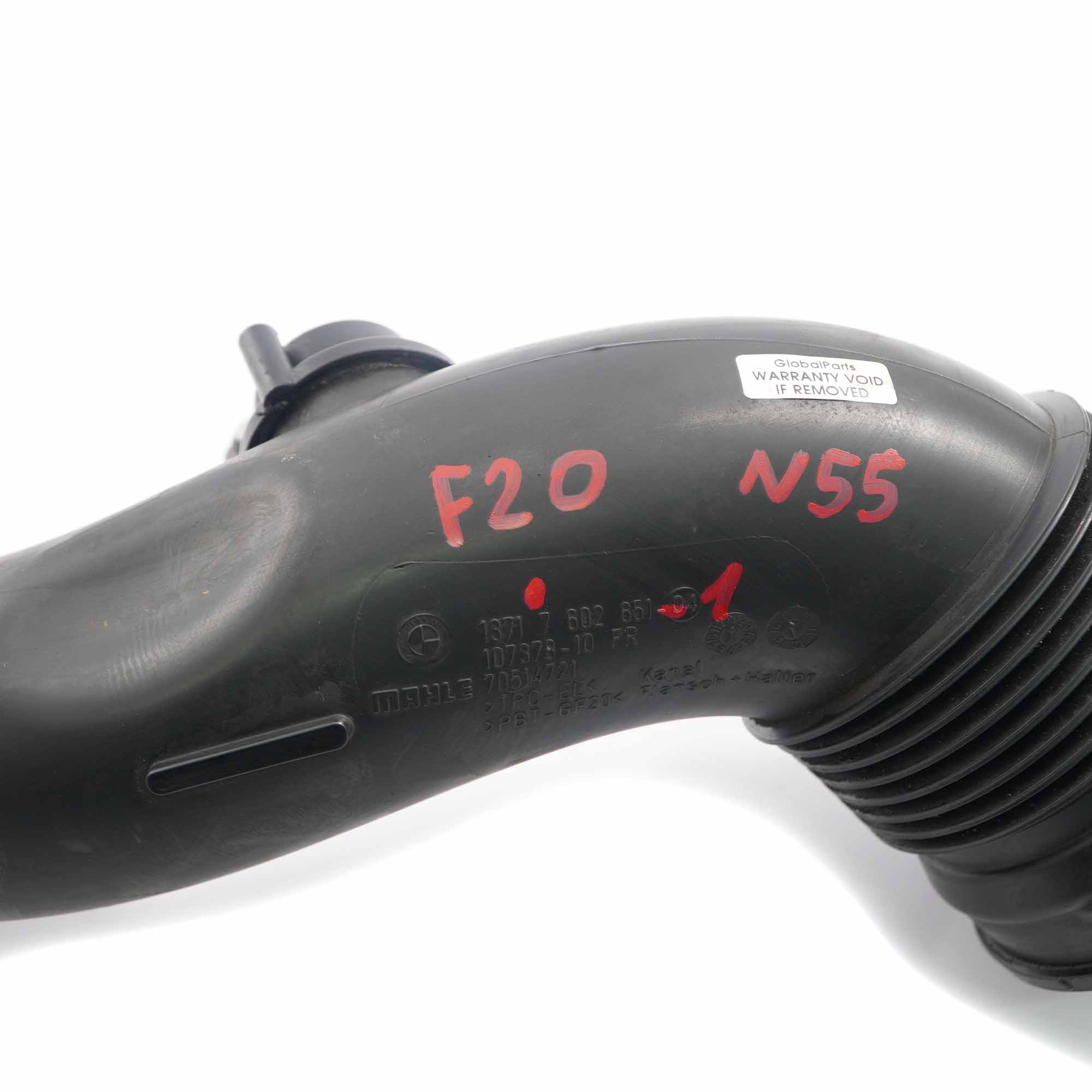 Air Pipe Tube BMW F20 F22 F30 Petrol N55 Air Intake Filtered Hose 7602651