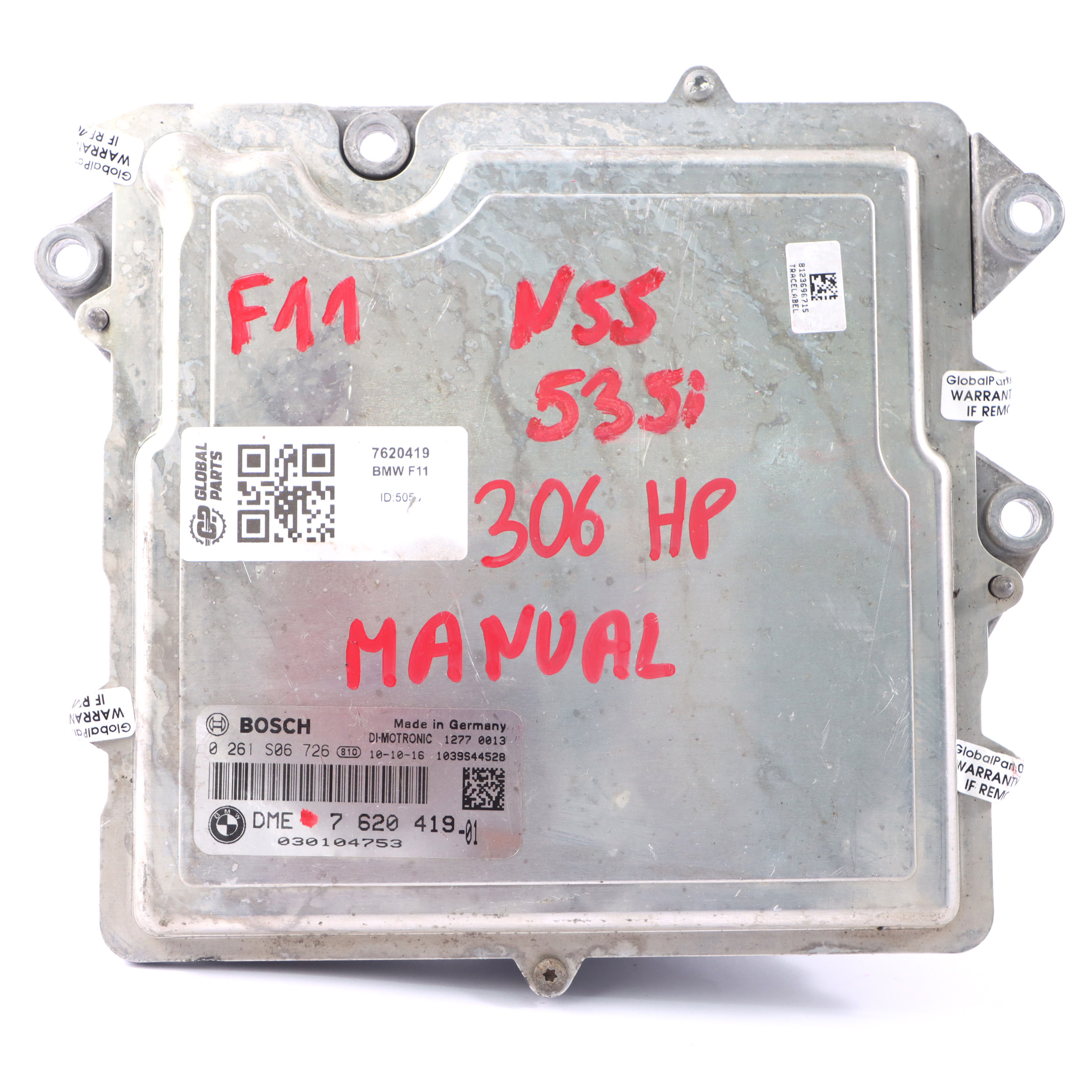 BMW F10 F11 306HP N55 535i ECU Motorsteuergerät Modul DME 7620419 Handbuch