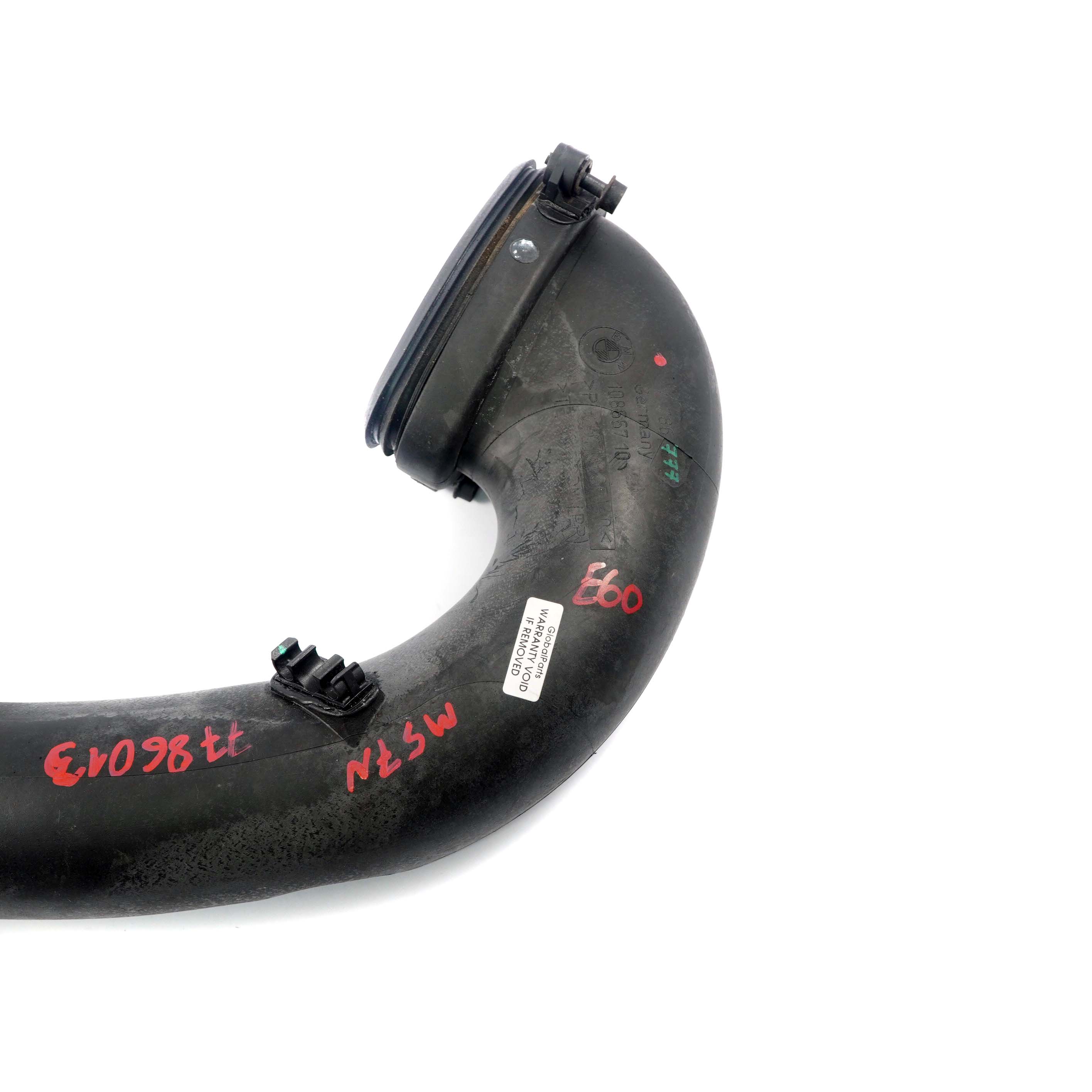 BMW 5 7 X3 X5 Series E53 E60 E83 M57N Engine Filtered Air Turbo Pipe