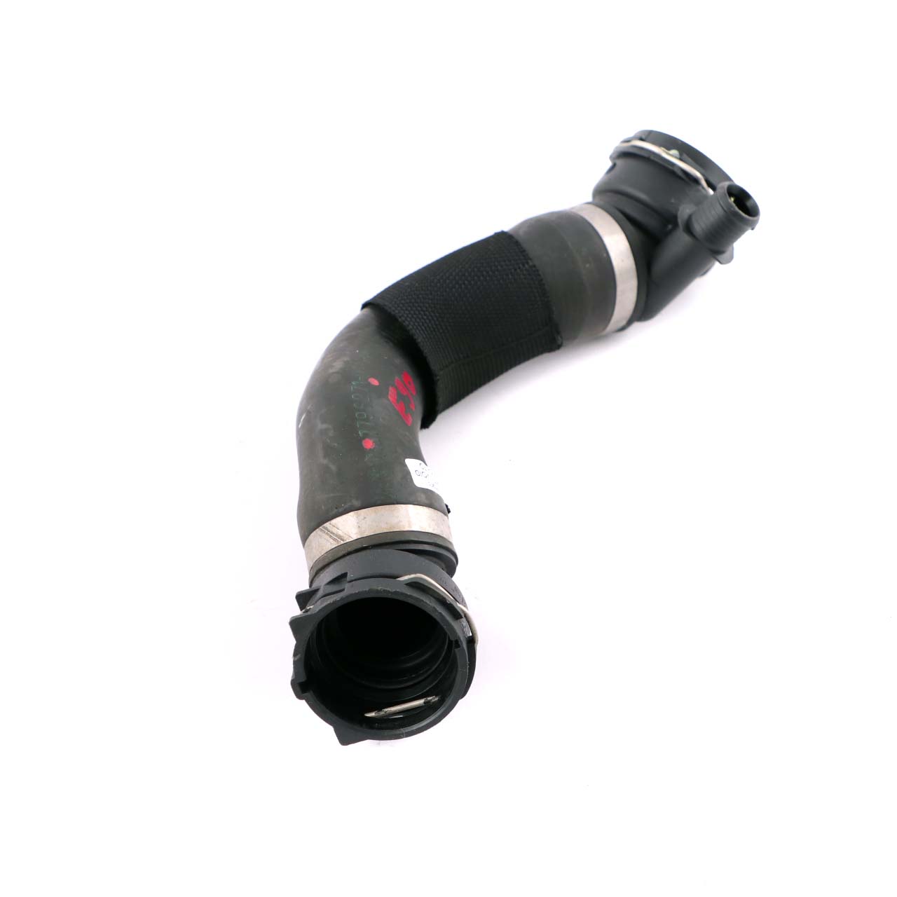 BMW 3 E90 E91 E92 335d M57N2 Radiator Bottom Coolant Pump Water Hose Pipe