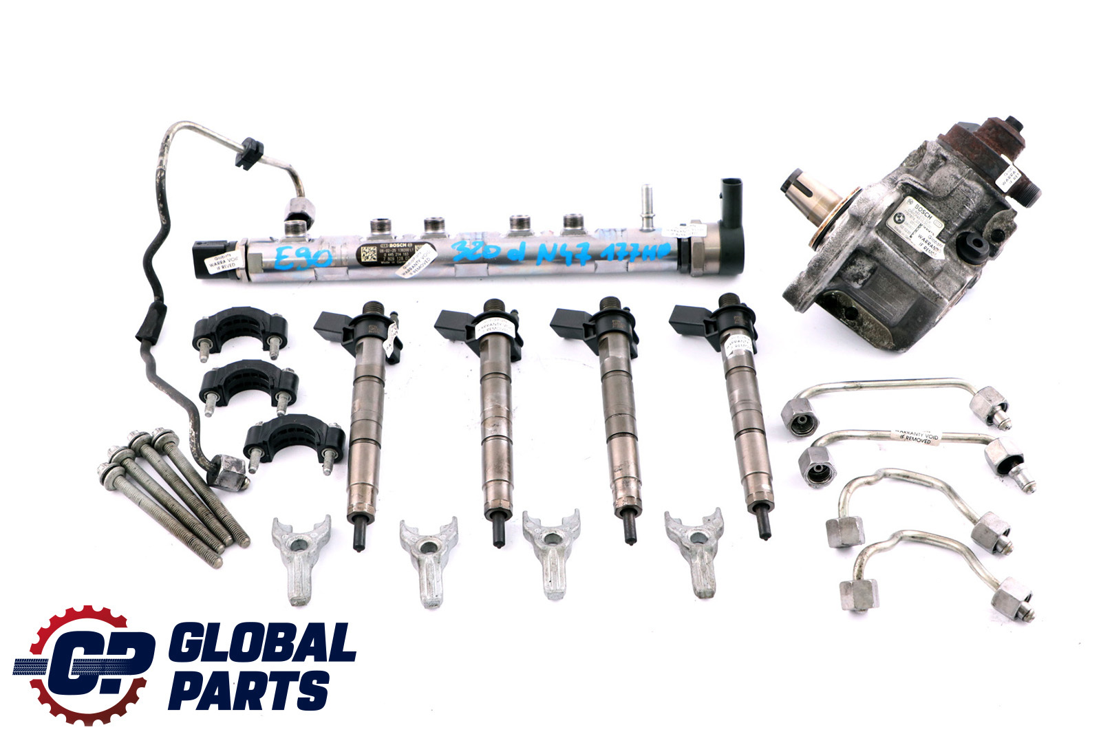 BMW 1 3 er E81 E87 E90 E91 120d 320d Diesel N47 Kraftstoffeinspritzsystem Set