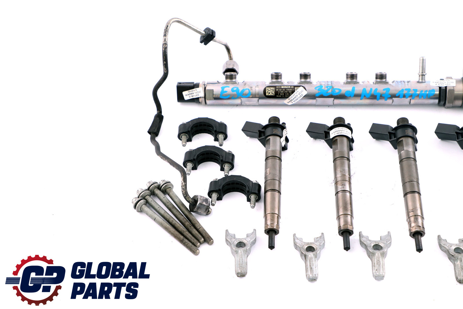 BMW 1 3 er E81 E87 E90 E91 120d 320d Diesel N47 Kraftstoffeinspritzsystem Set