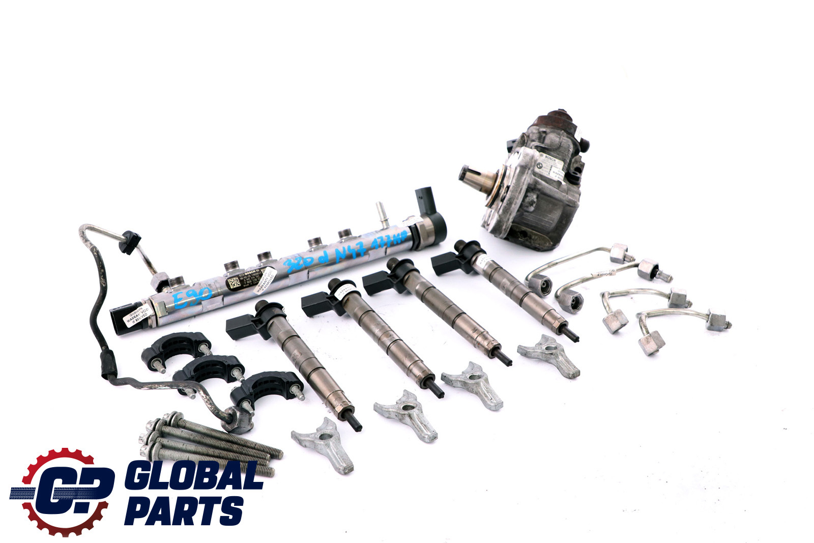 BMW 1 3 er E81 E87 E90 E91 120d 320d Diesel N47 Kraftstoffeinspritzsystem Set