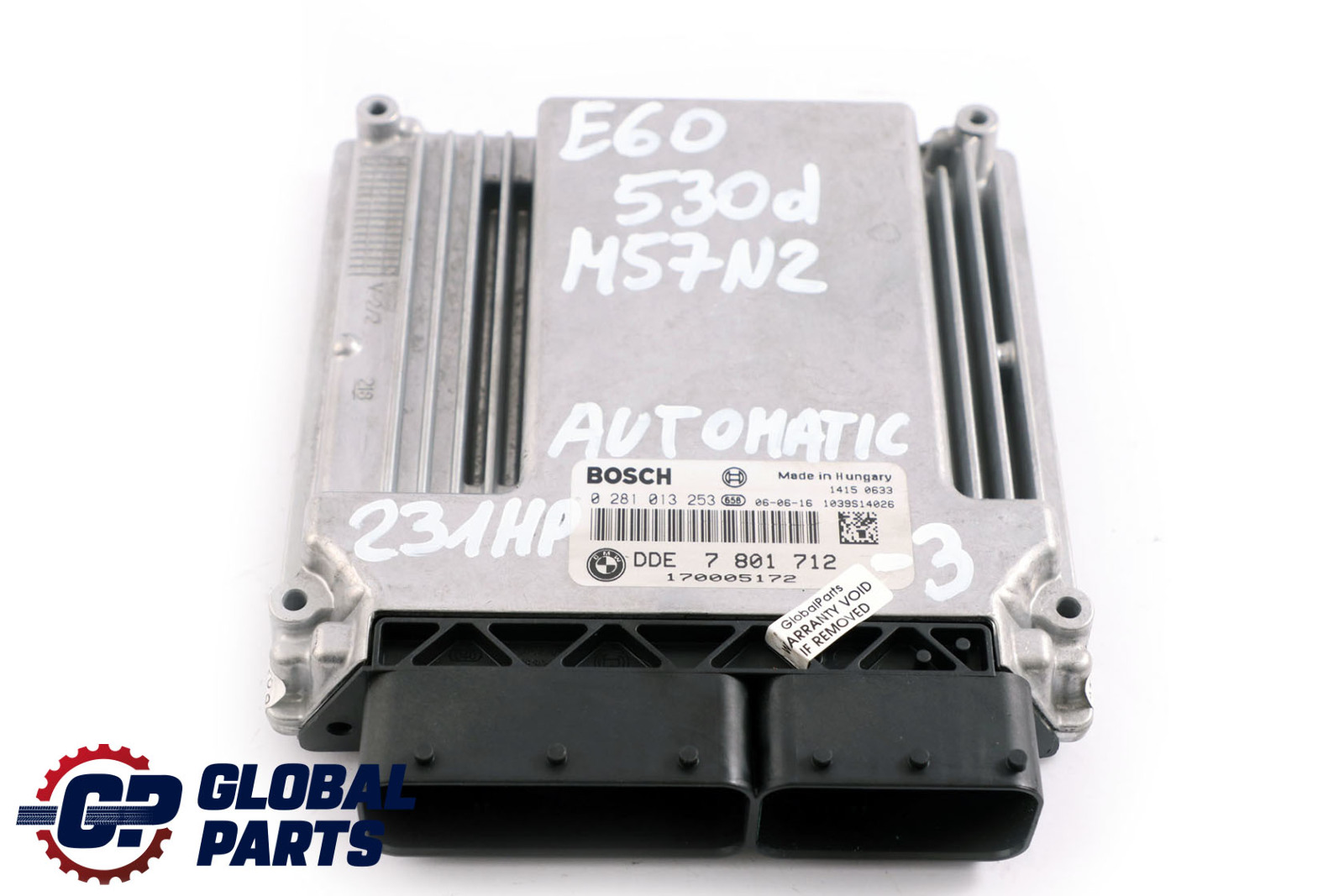 BMW 3 5er E60 E90 330d 530d M57N2 ECU Motor Bausatz DDE 7801712 CAS2 Schlüssel