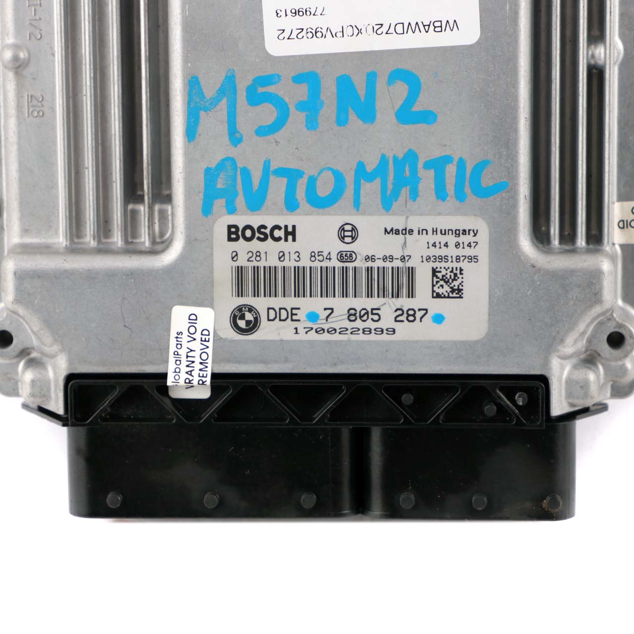 BMW E60 E90 X5 E70 3.0sd 335d 535d M57N2 Motor ECU DDE 7805287 Automatik