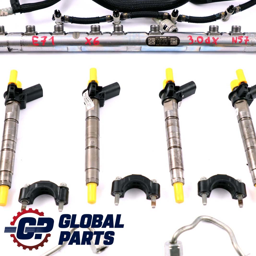 BMW X5 E70 LCI X6 E71 30dX Diesel N57 Set Fuel Pump Injector Injection System